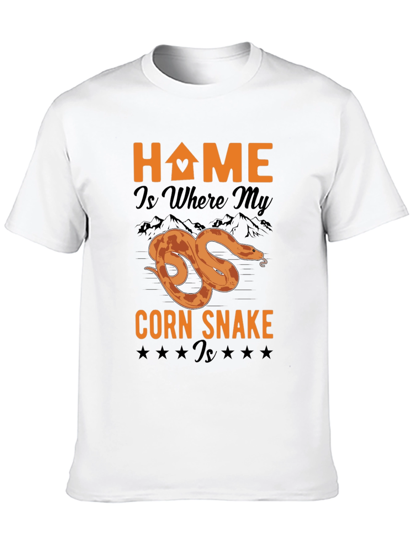 Corn Snake Home T-Shirt - Reptile Lover Tee