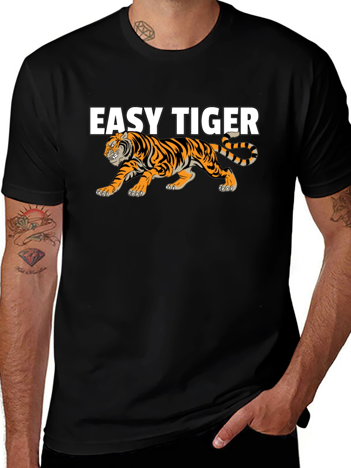 Easy Tiger Graphic T-Shirt -  Comfortable & Stylish