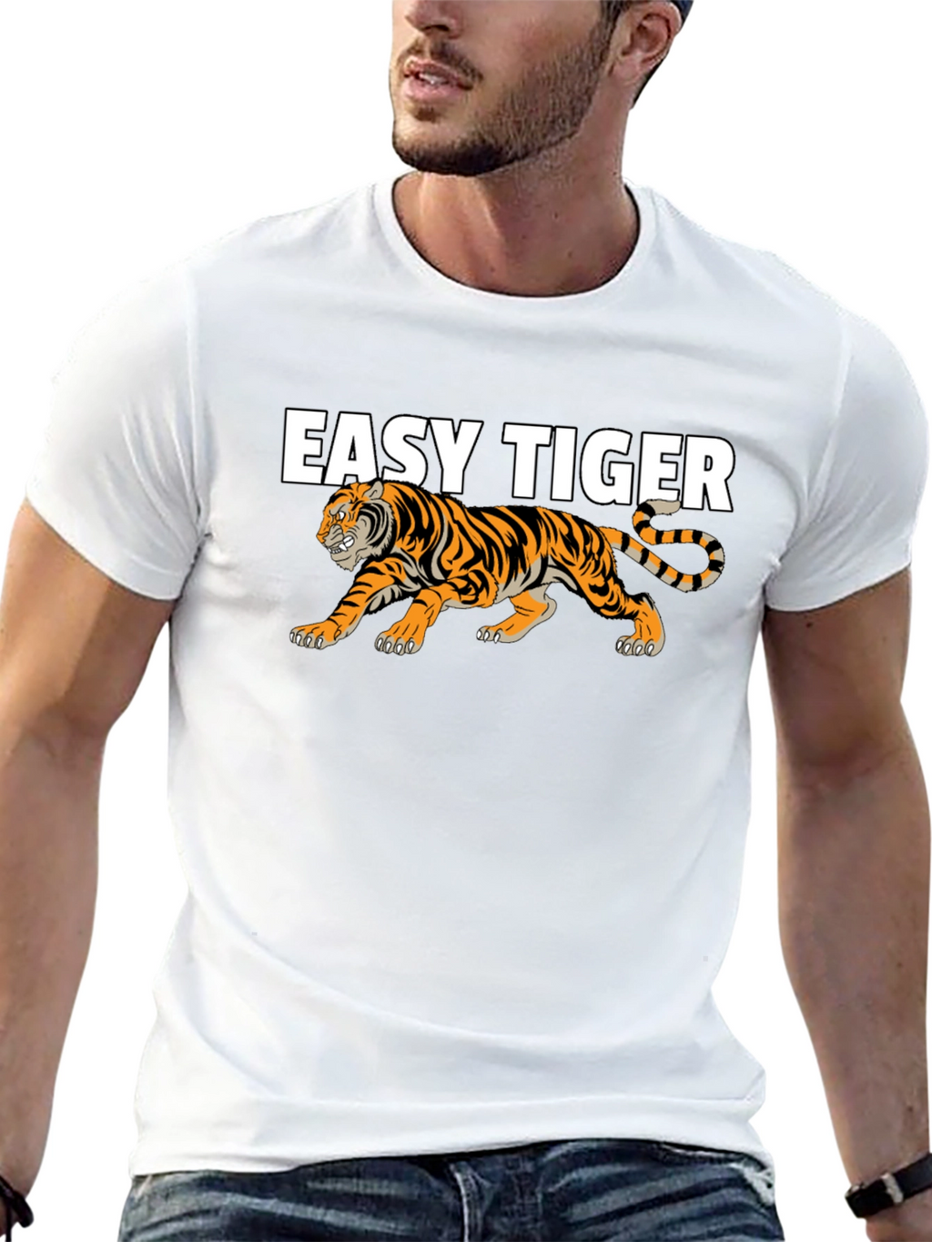 Easy Tiger Graphic T-Shirt -  Comfortable & Stylish