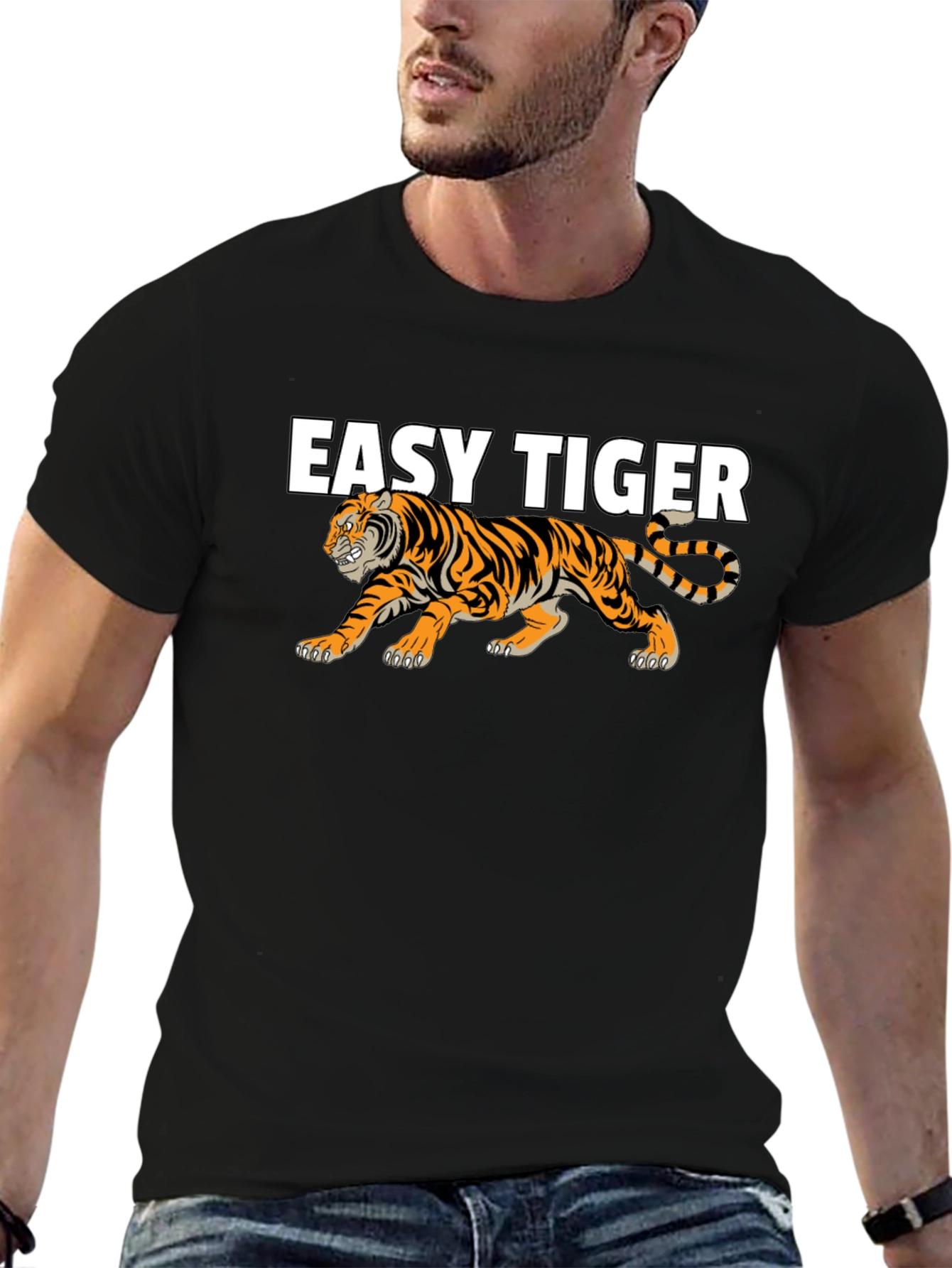 Easy Tiger Graphic T-Shirt -  Comfortable & Stylish