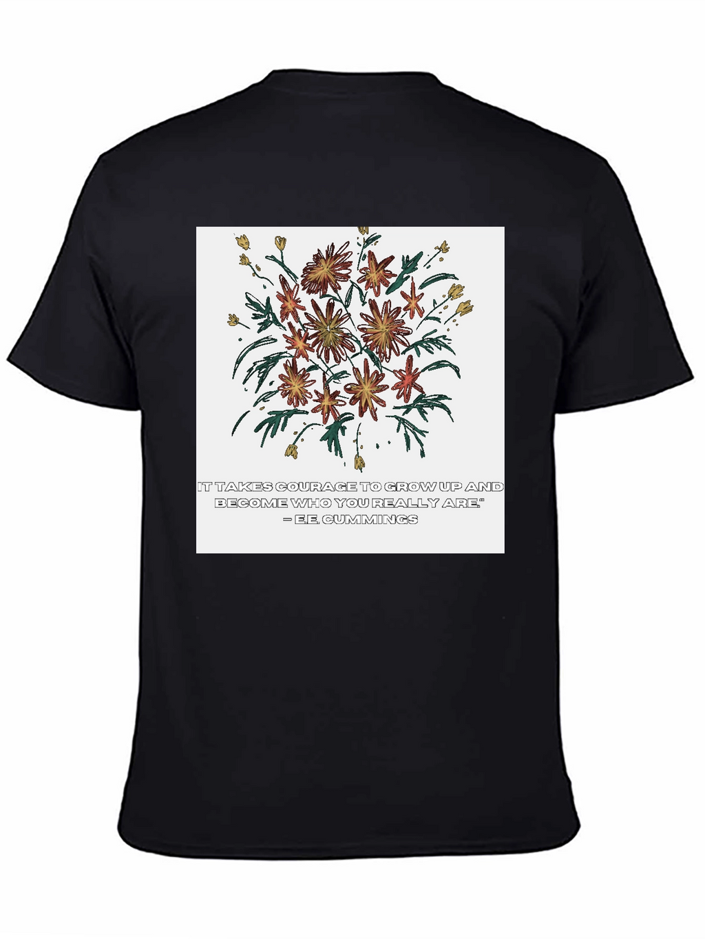 Courage Flower Graphic Tee