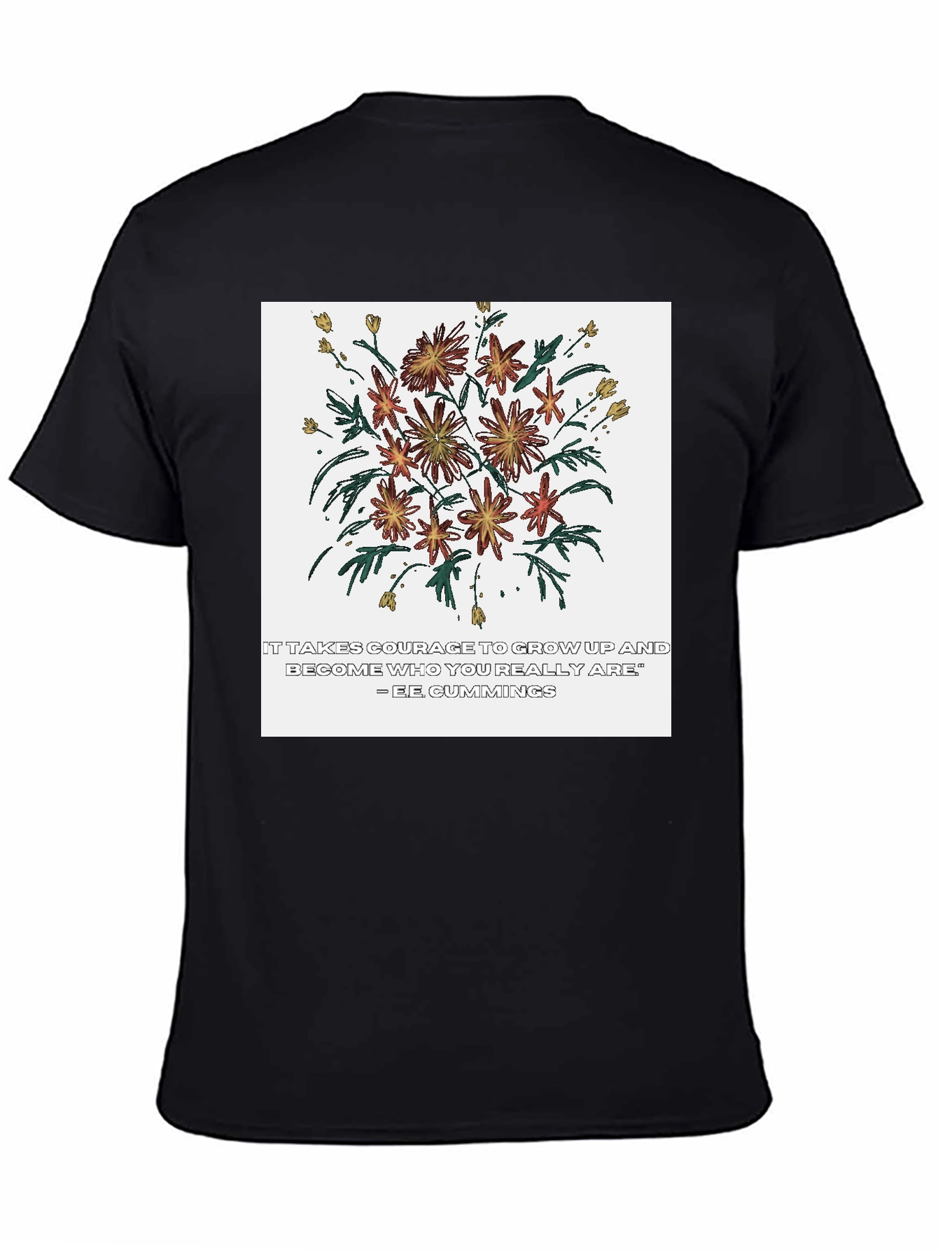 Courage Flower Graphic Tee