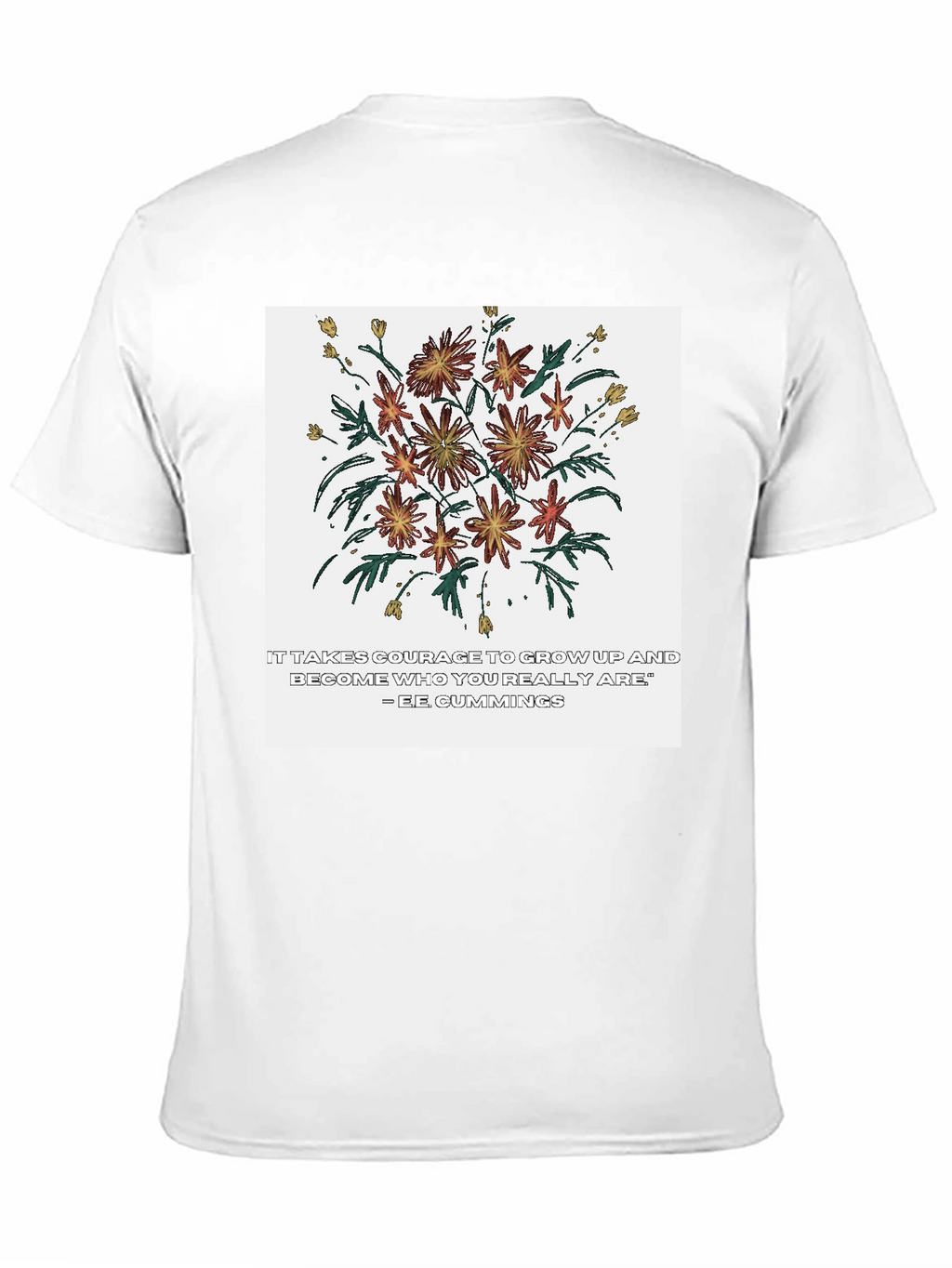 Courage Flower Graphic Tee