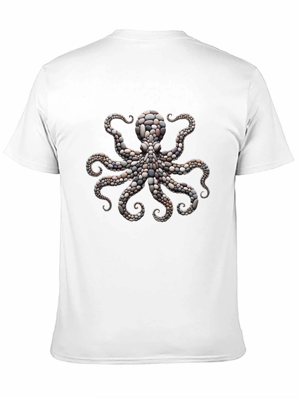 Octopus Stone Art Graphic Tee - Premium Comfort