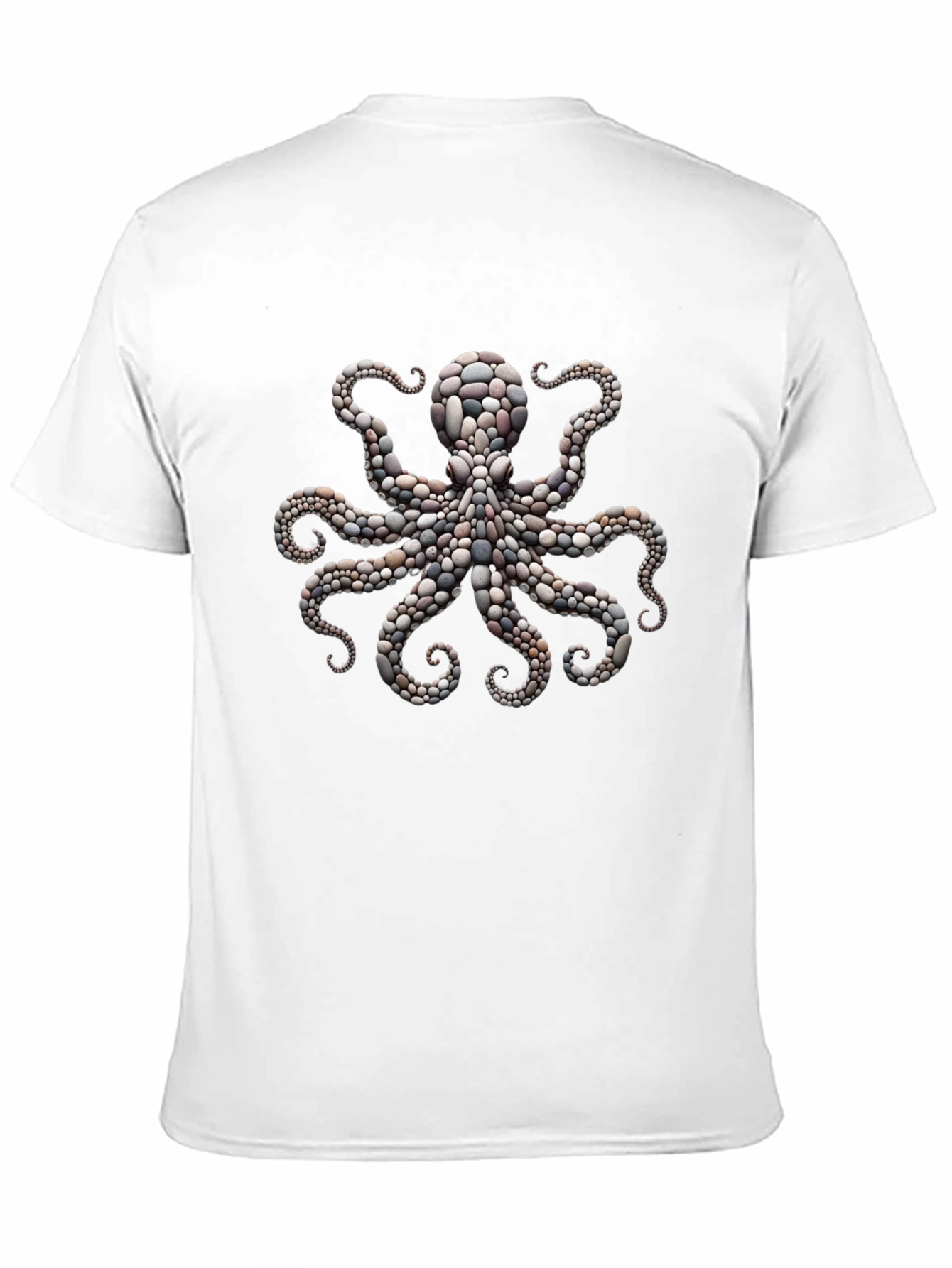 Octopus Stone Art Graphic Tee - Premium Comfort