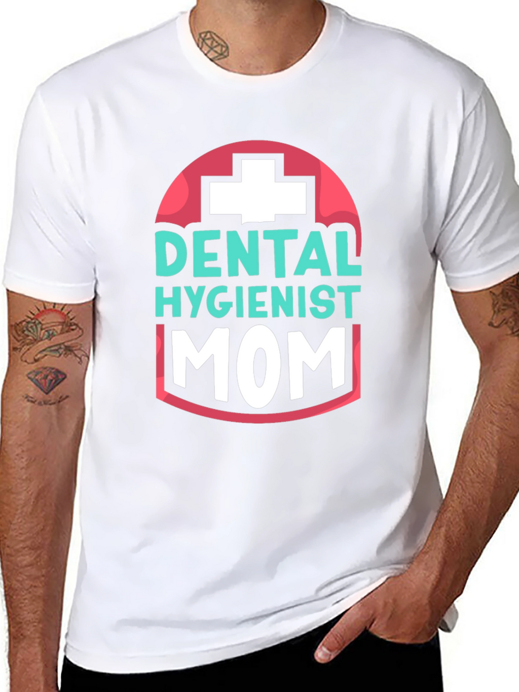Dental Hygienist Mom T-Shirt - Black