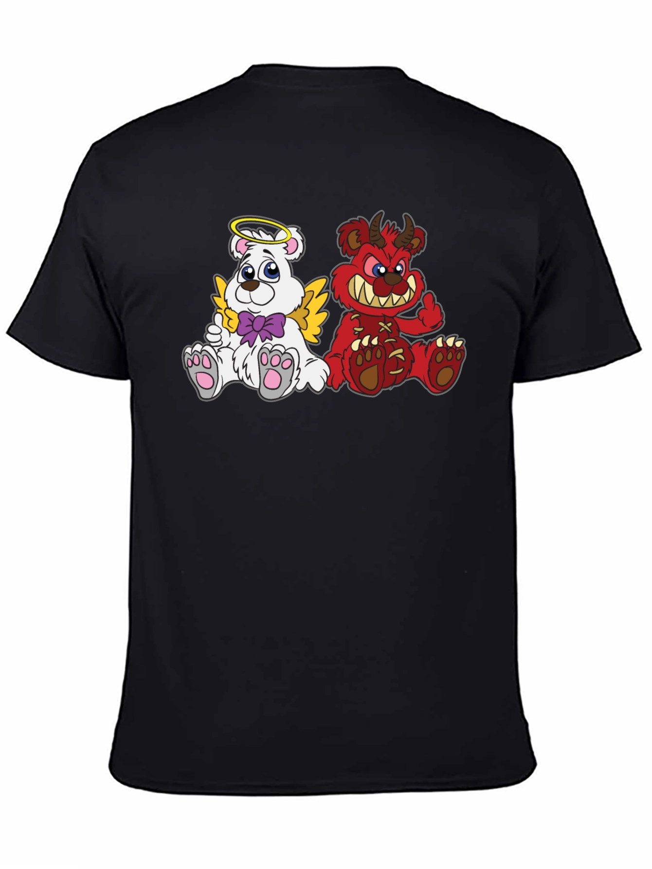 Angel & Devil Bear Graphic Tee