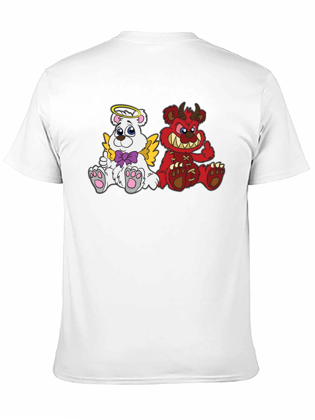 Angel & Devil Bear Graphic Tee