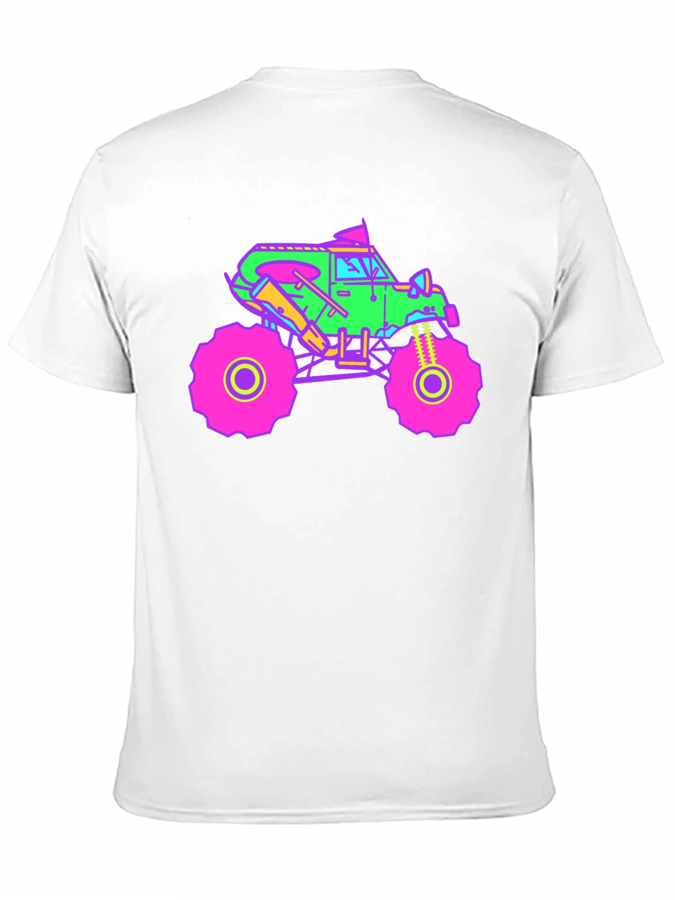 Vibrant Monster Truck Graphic T-Shirt