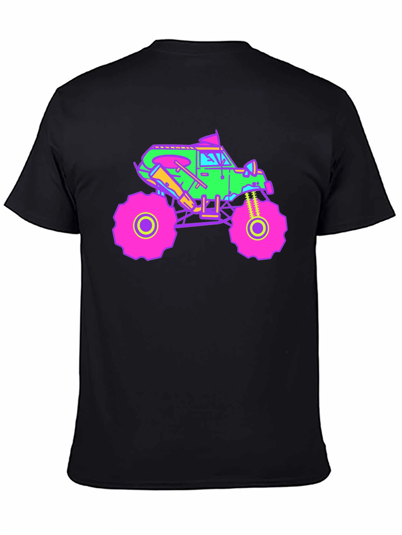 Vibrant Monster Truck Graphic T-Shirt