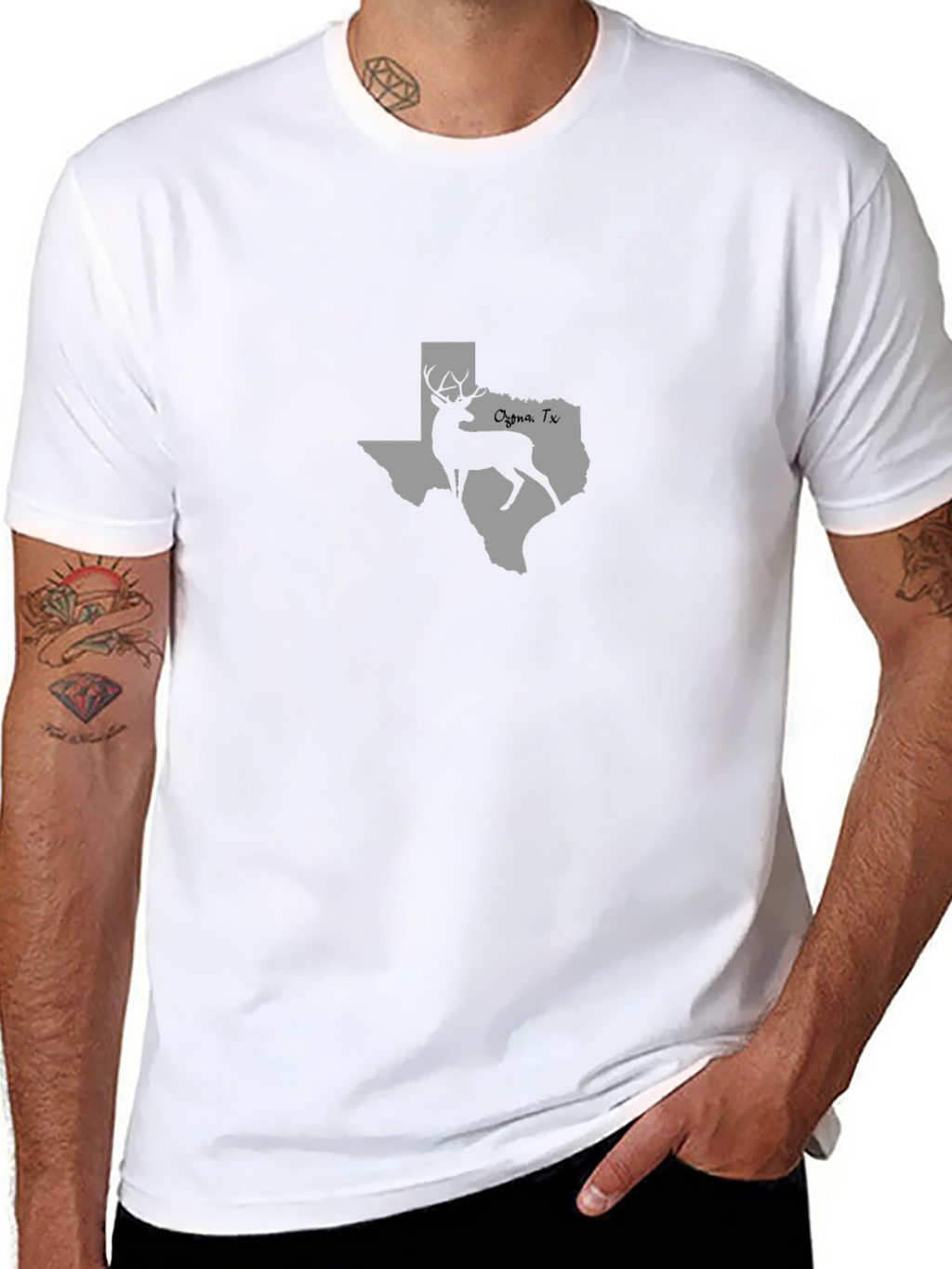 Ozona TX Deer Graphic Tee - Texas Pride