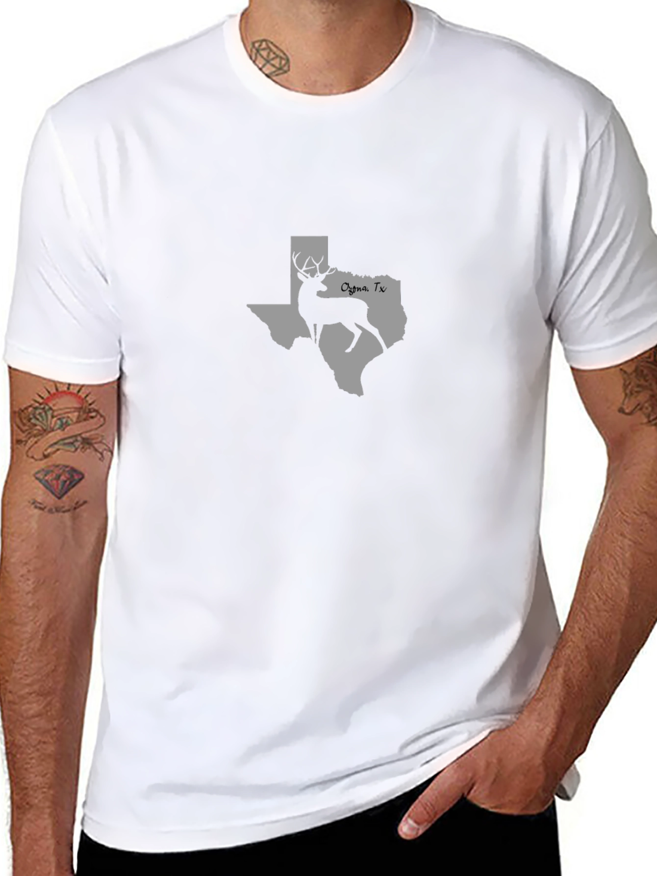 Ozona TX Deer Graphic Tee - Texas Pride