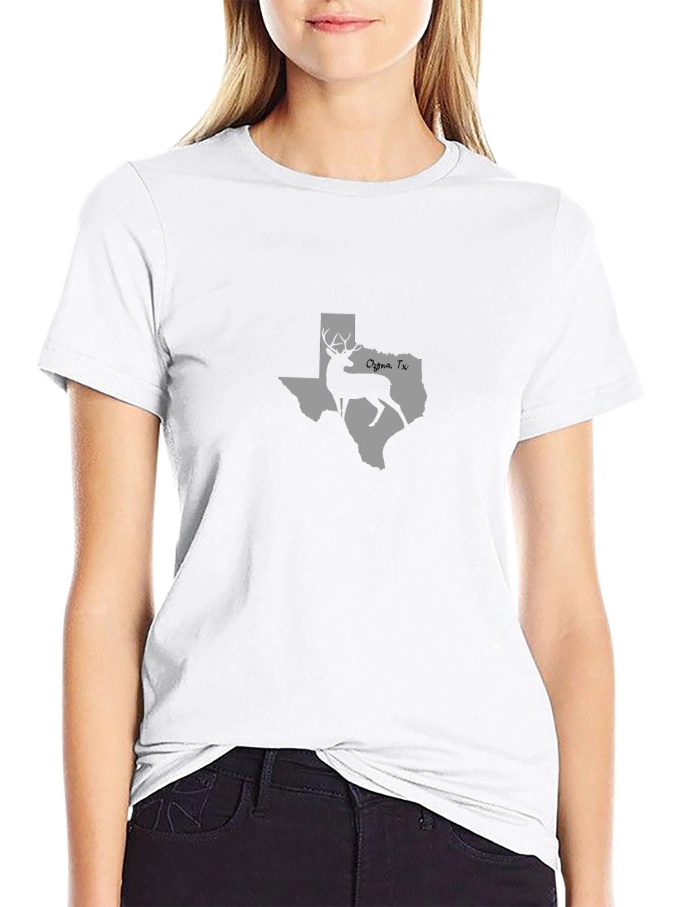 Ozona TX Deer Graphic Tee - Texas Pride