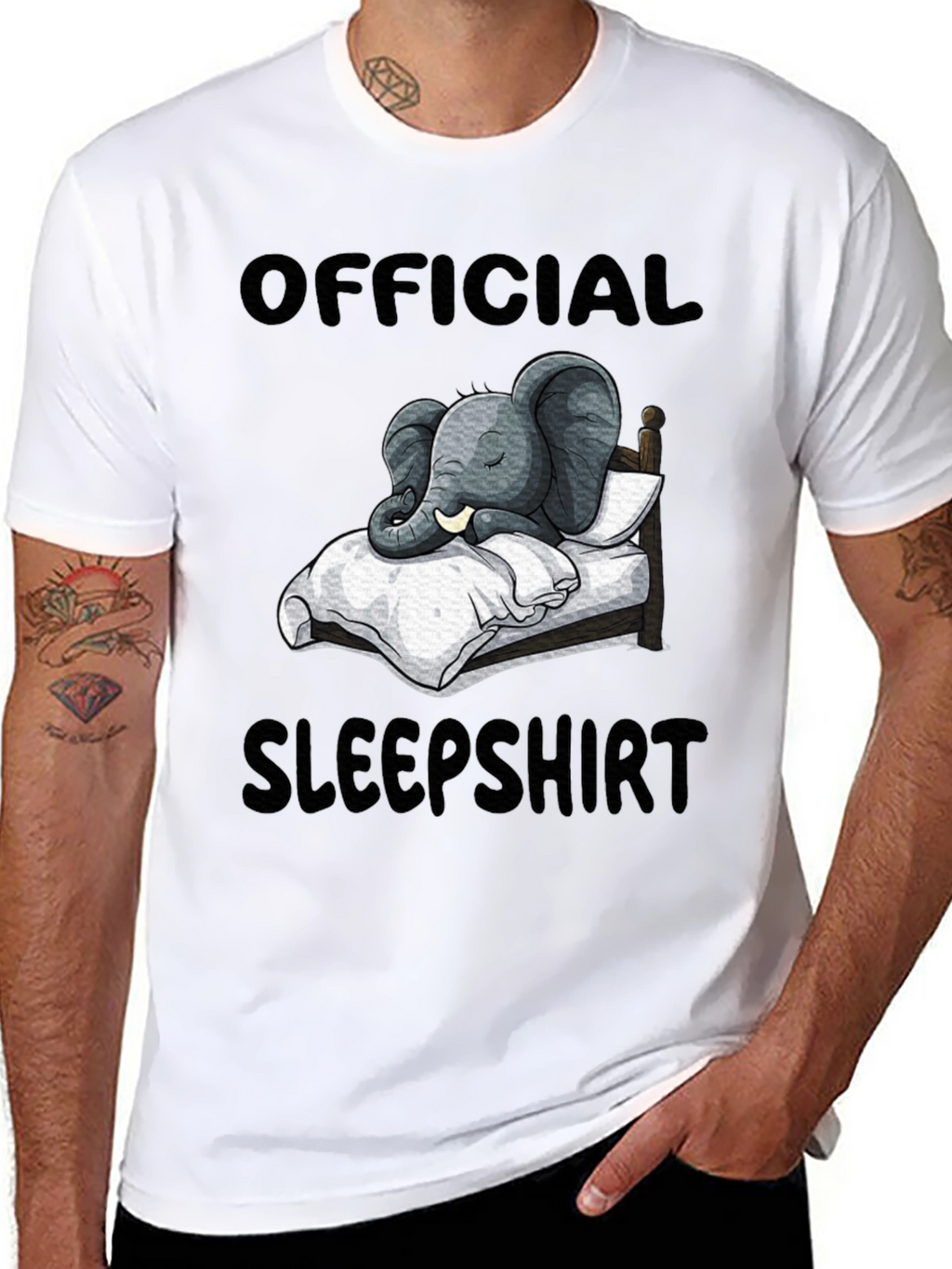 Official Sleepshirt: Elephant Pajama Tee