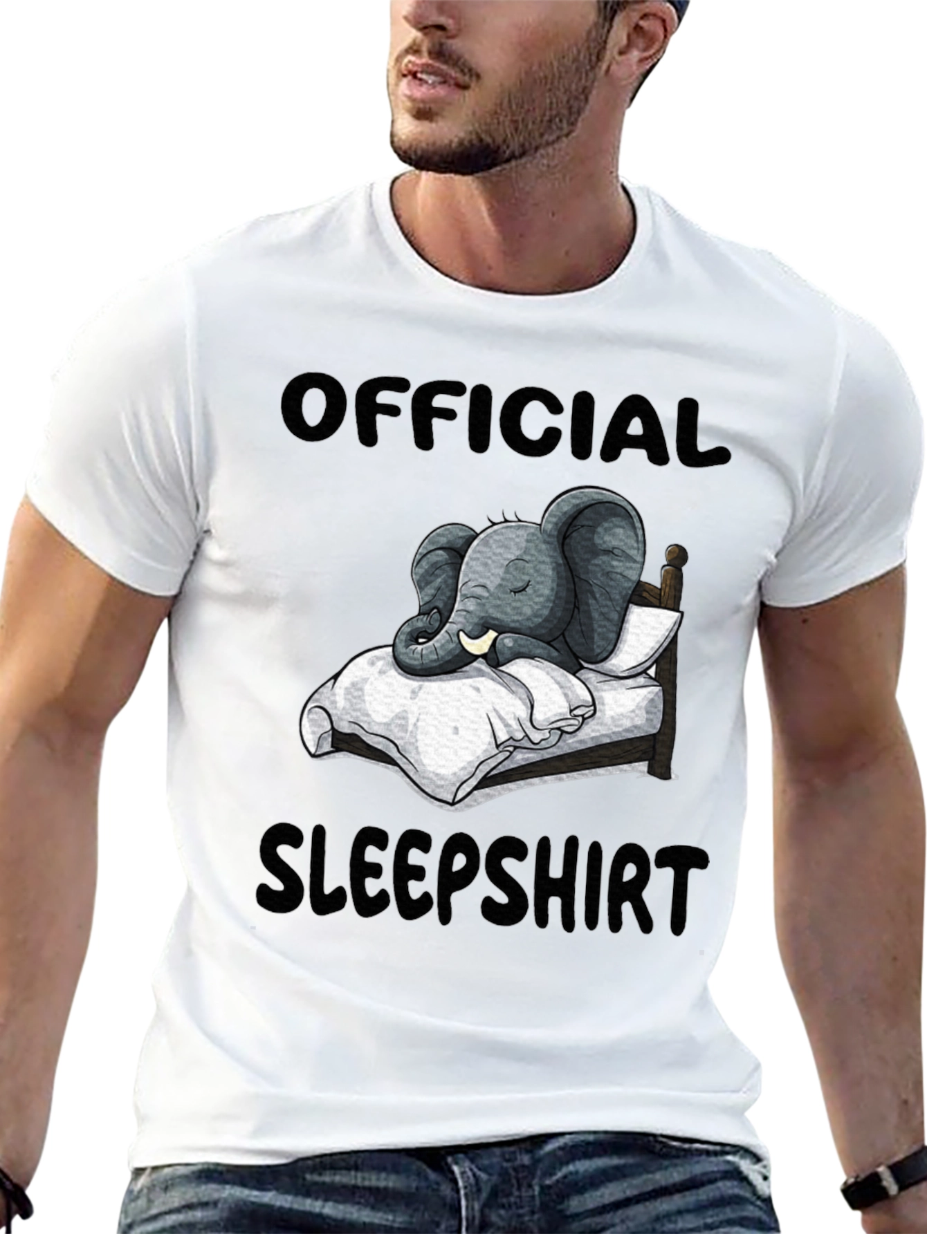Official Sleepshirt: Elephant Pajama Tee