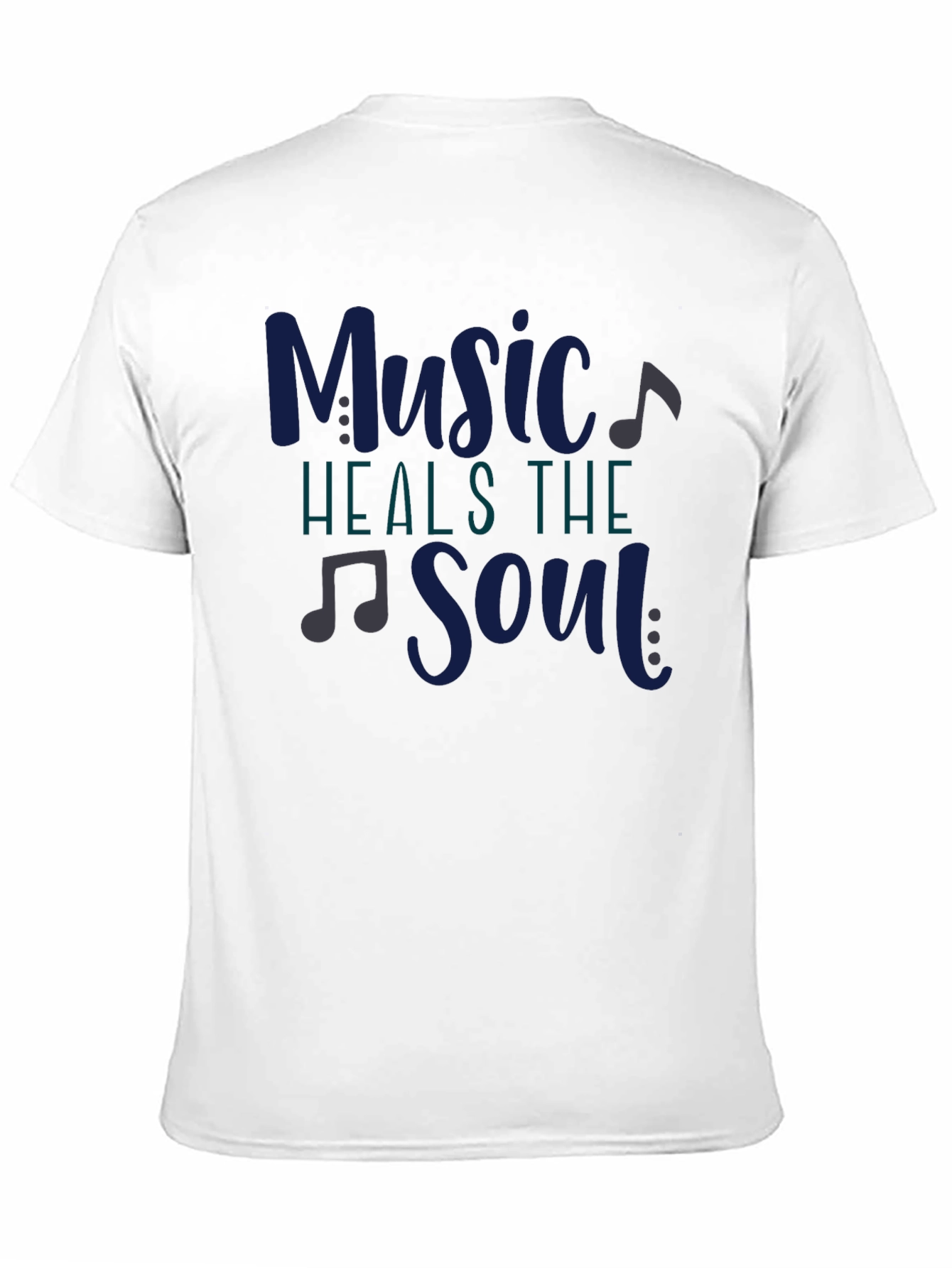 Music Heals the Soul Graphic Tee - Black