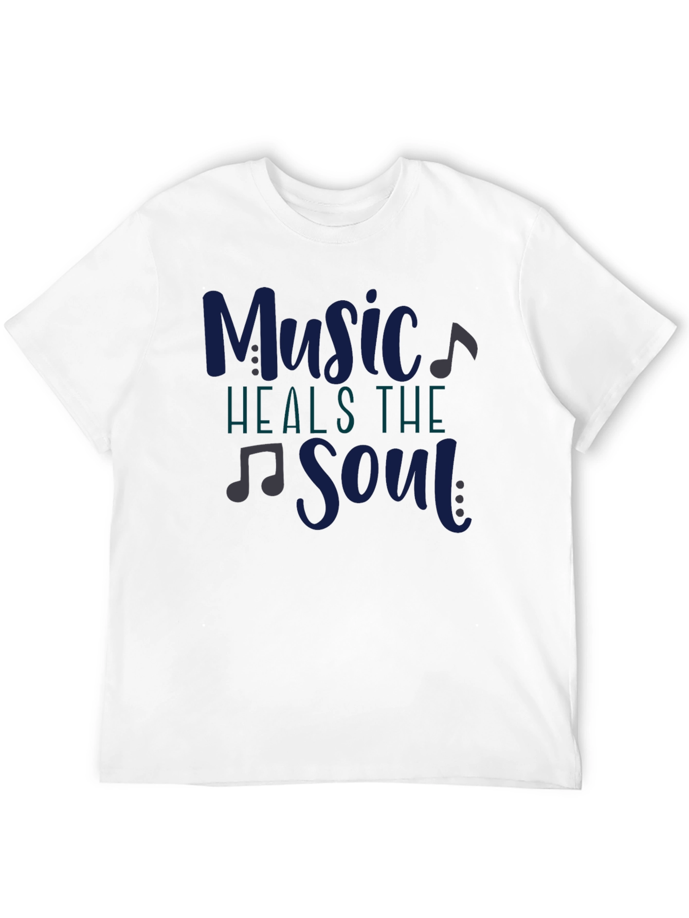 Music Heals the Soul Graphic Tee - Black