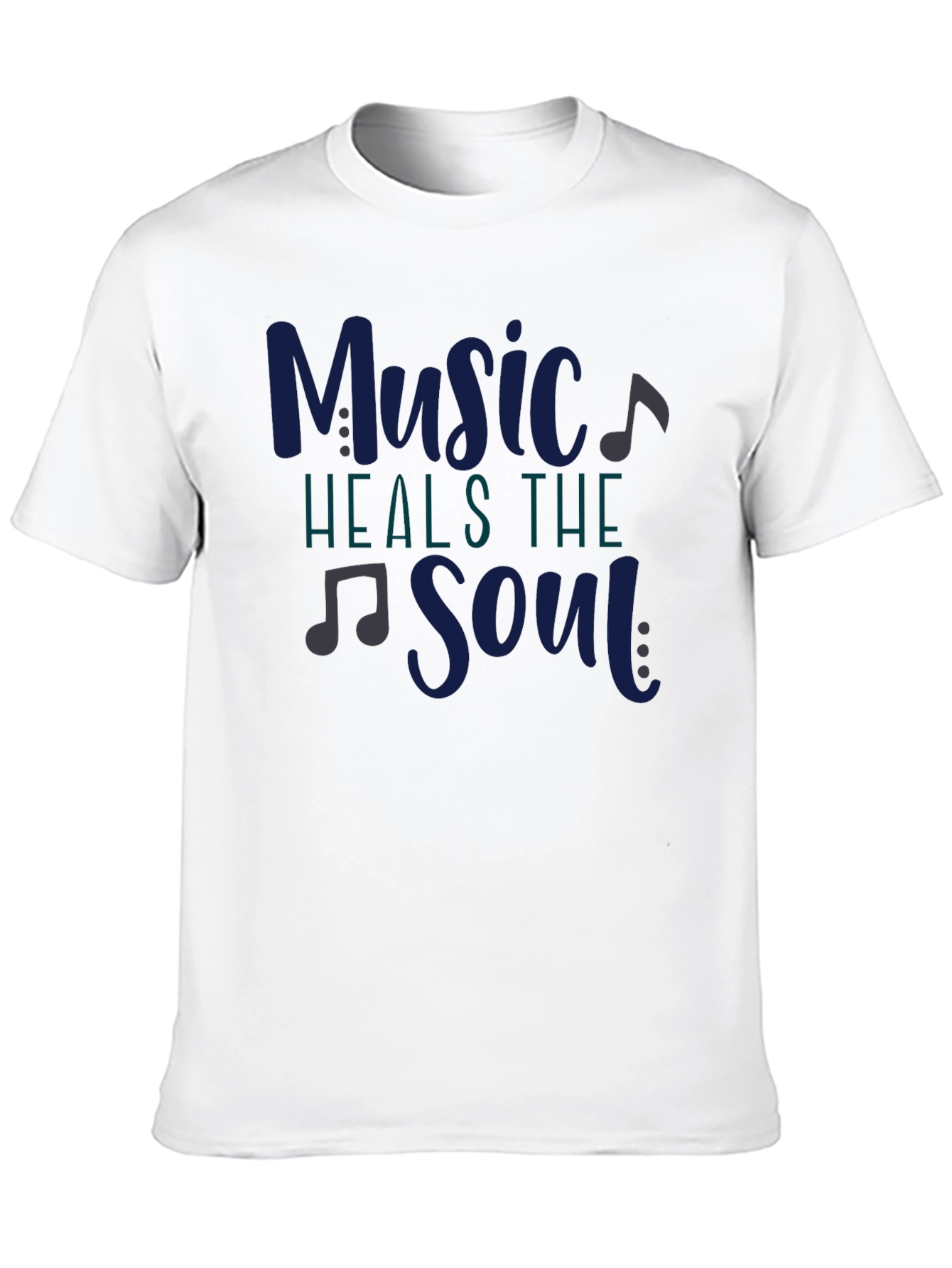 Music Heals the Soul Graphic Tee - Black