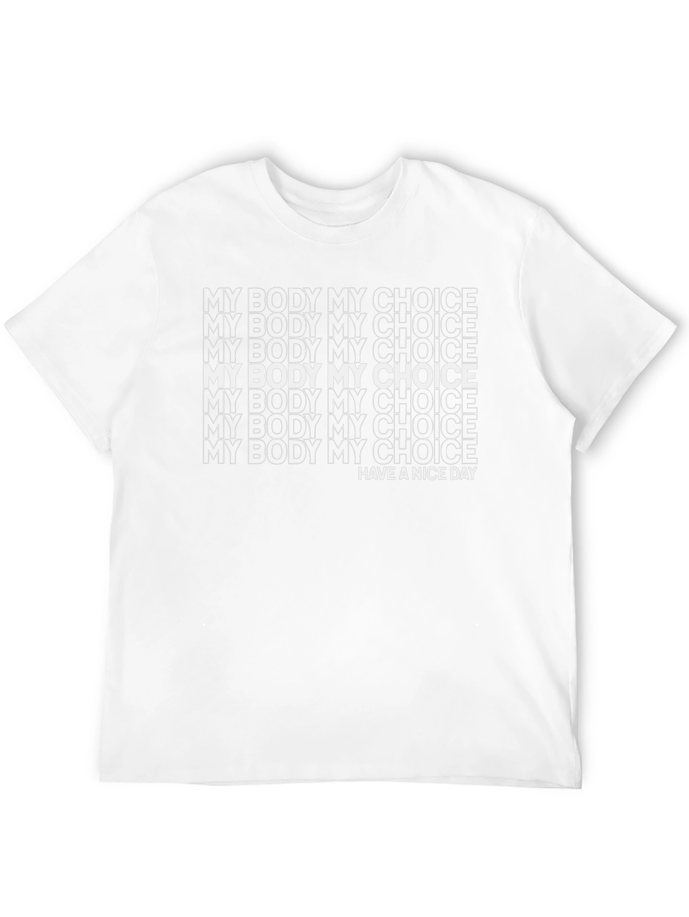 My Body My Choice Graphic T-Shirt - Pro Choice Activism Tee