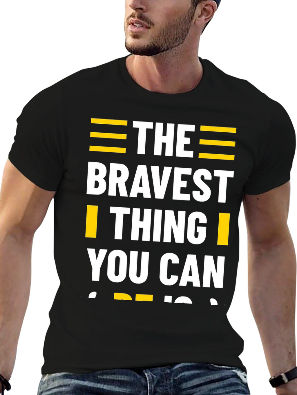 The Bravest Thing T-Shirt - Motivational Graphic Tee