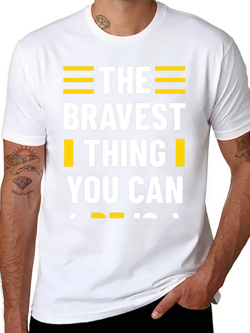 The Bravest Thing T-Shirt - Motivational Graphic Tee