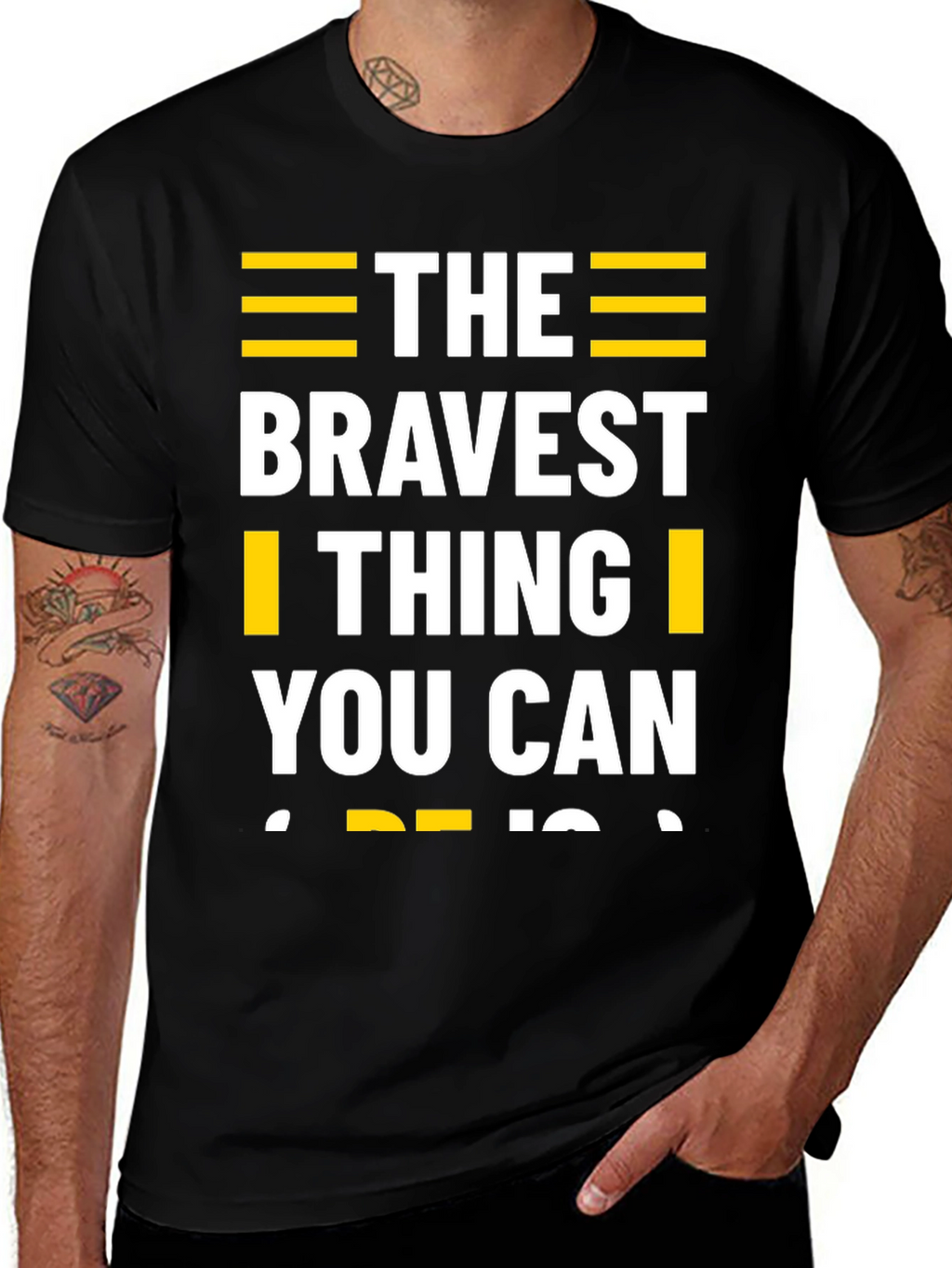 The Bravest Thing T-Shirt - Motivational Graphic Tee