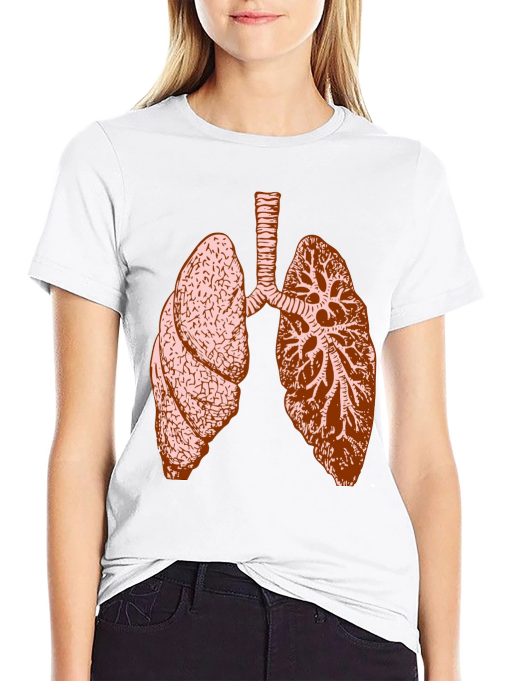 Anatomical Lungs Graphic Tee - Unisex