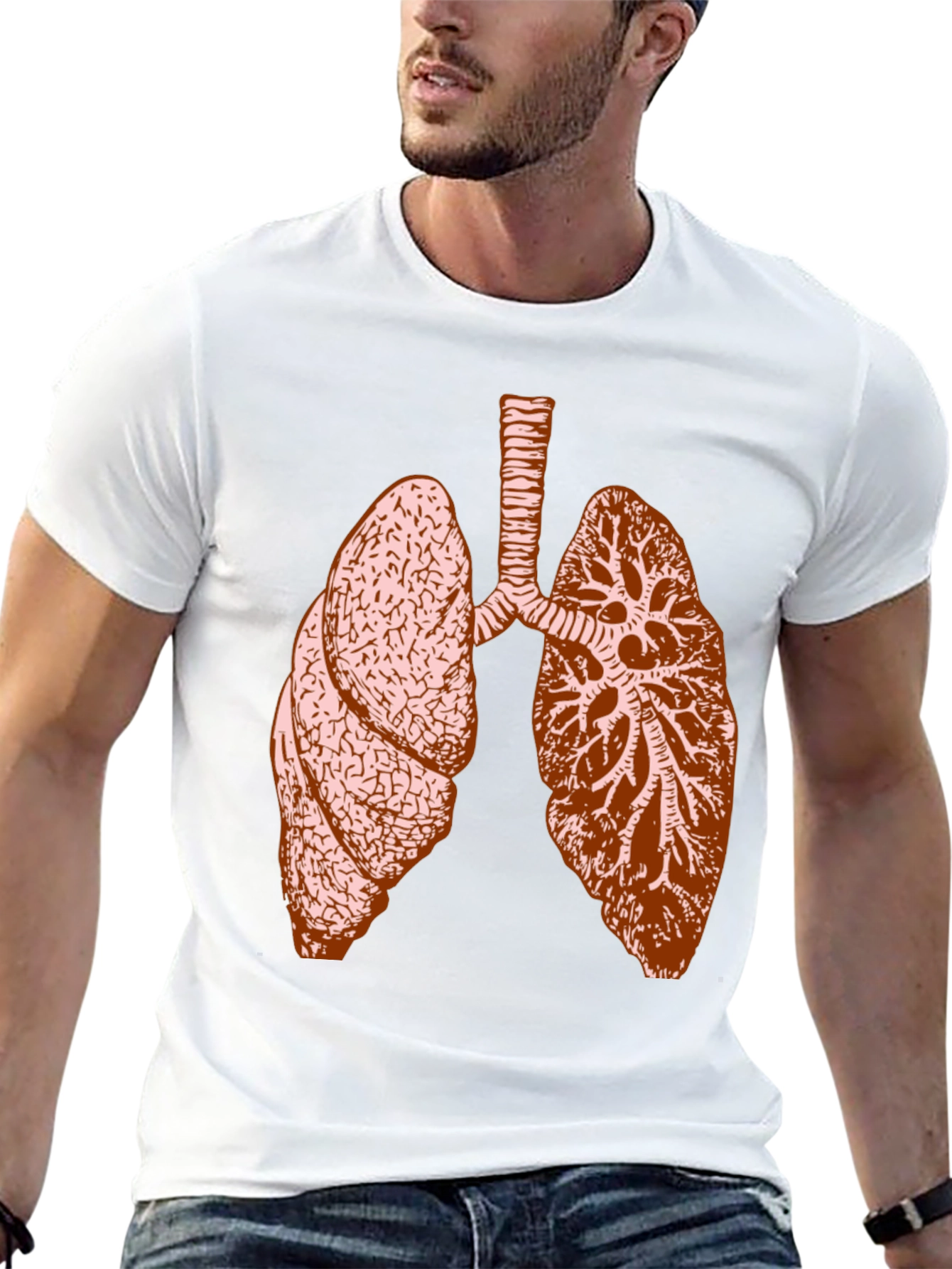 Anatomical Lungs Graphic Tee - Unisex