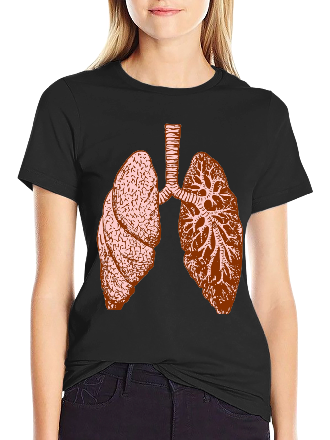 Anatomical Lungs Graphic Tee - Unisex