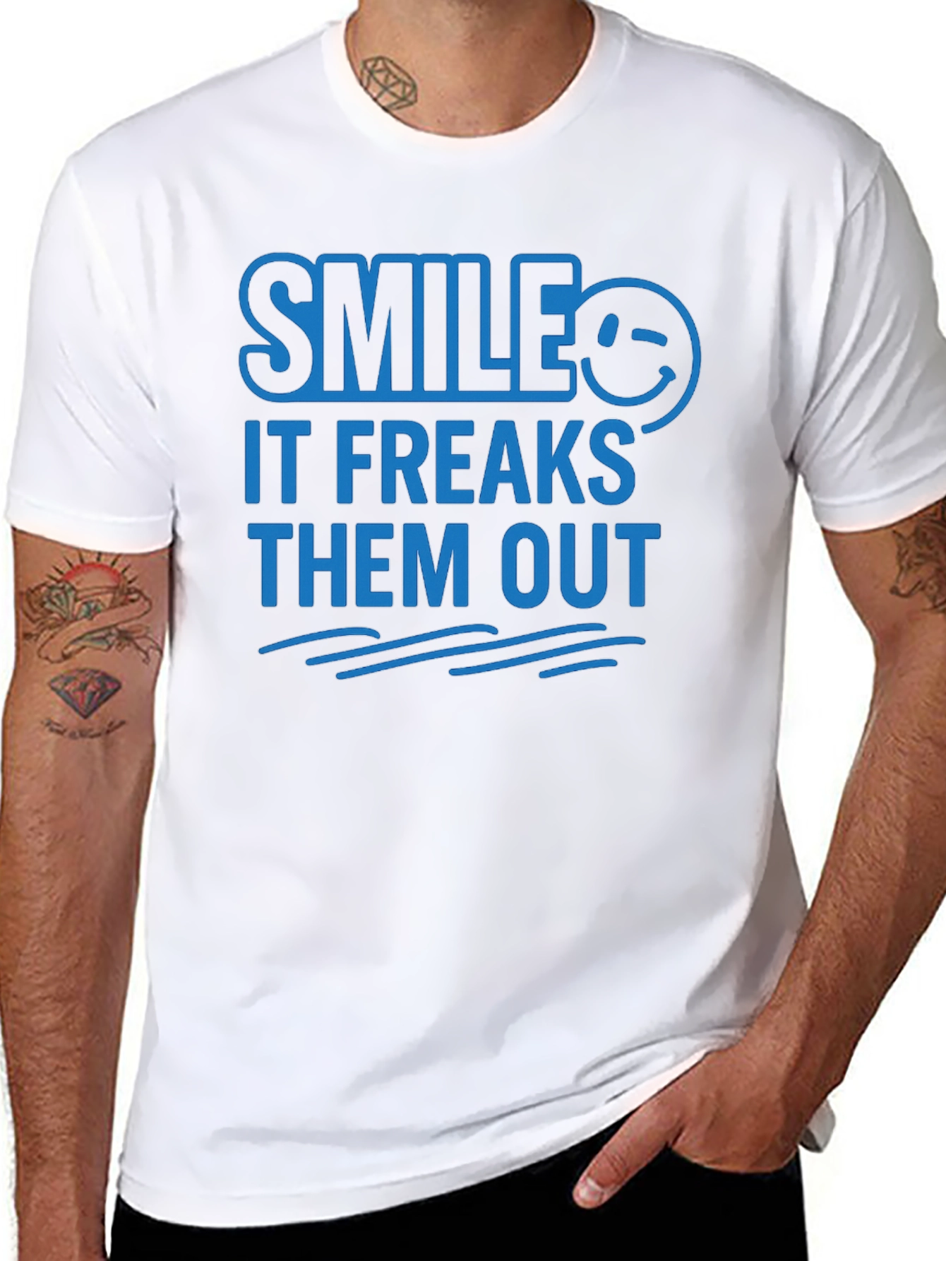 Smile It Freaks Them Out Graphic Tee