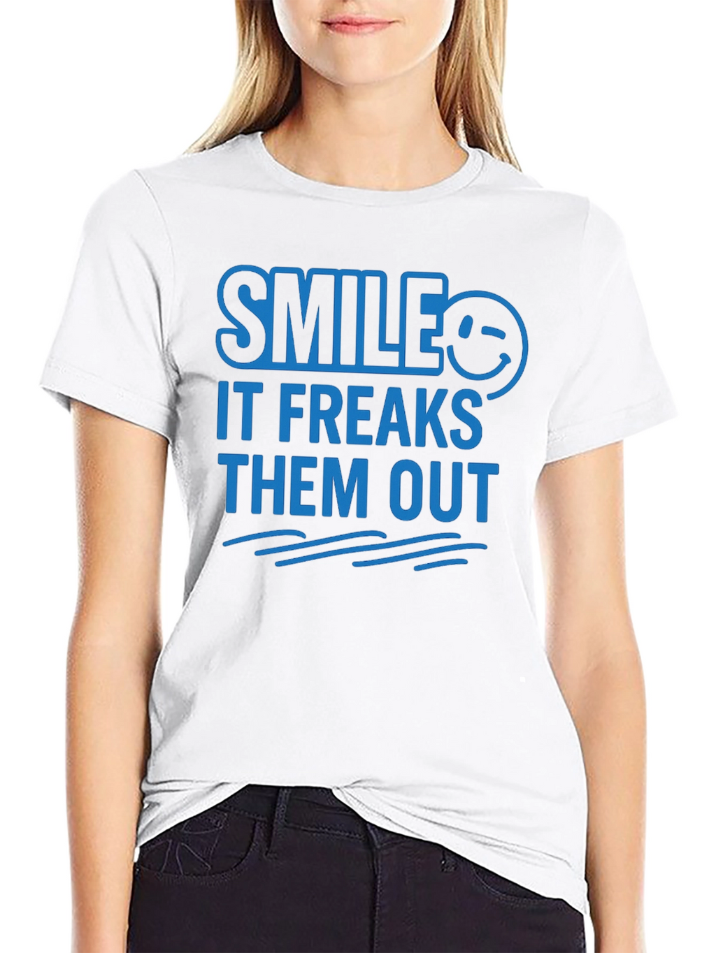 Smile It Freaks Them Out Graphic Tee