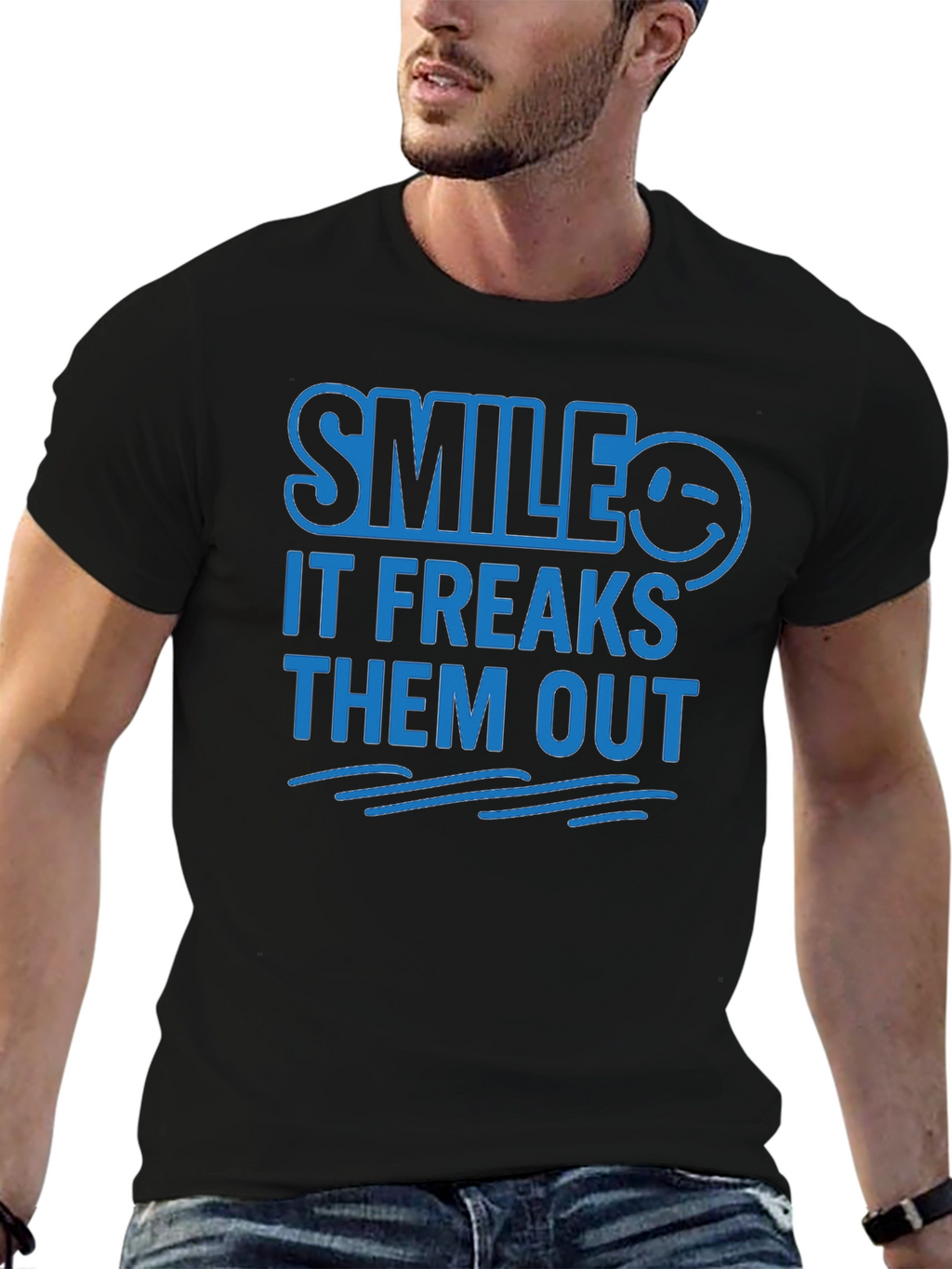 Smile It Freaks Them Out Graphic Tee