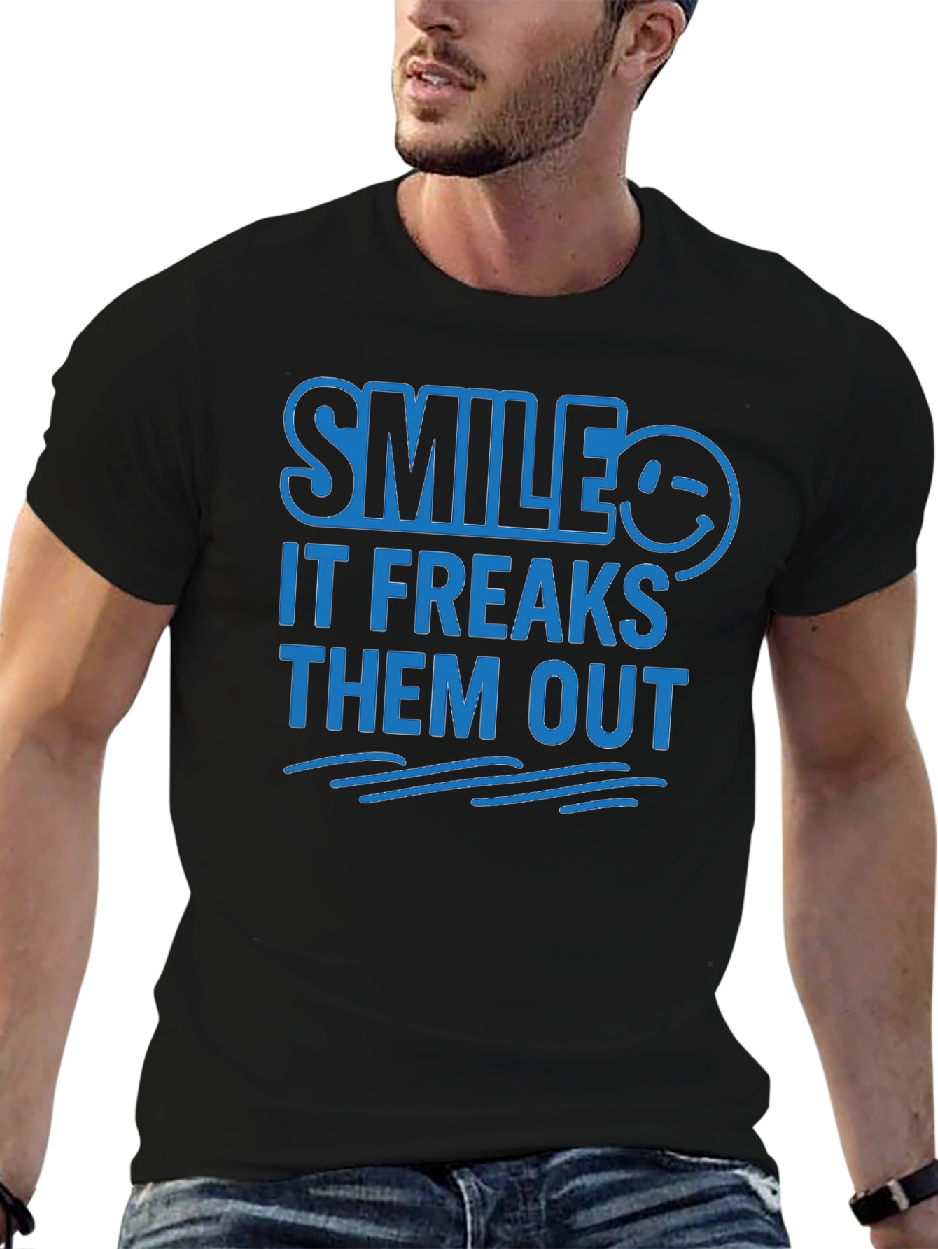 Smile It Freaks Them Out Graphic Tee