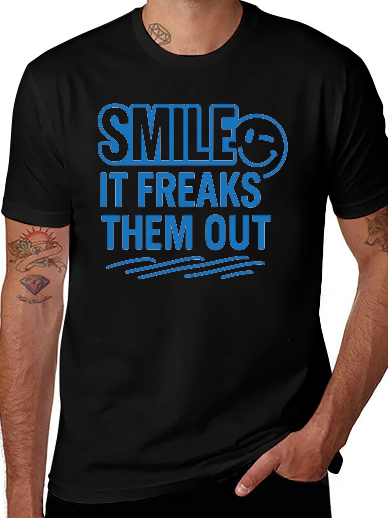 Smile It Freaks Them Out Graphic Tee