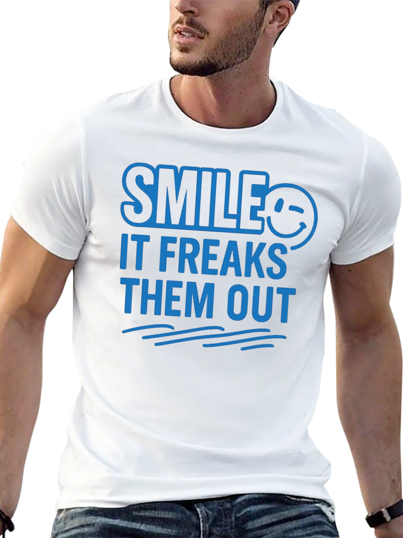 Smile It Freaks Them Out Graphic Tee