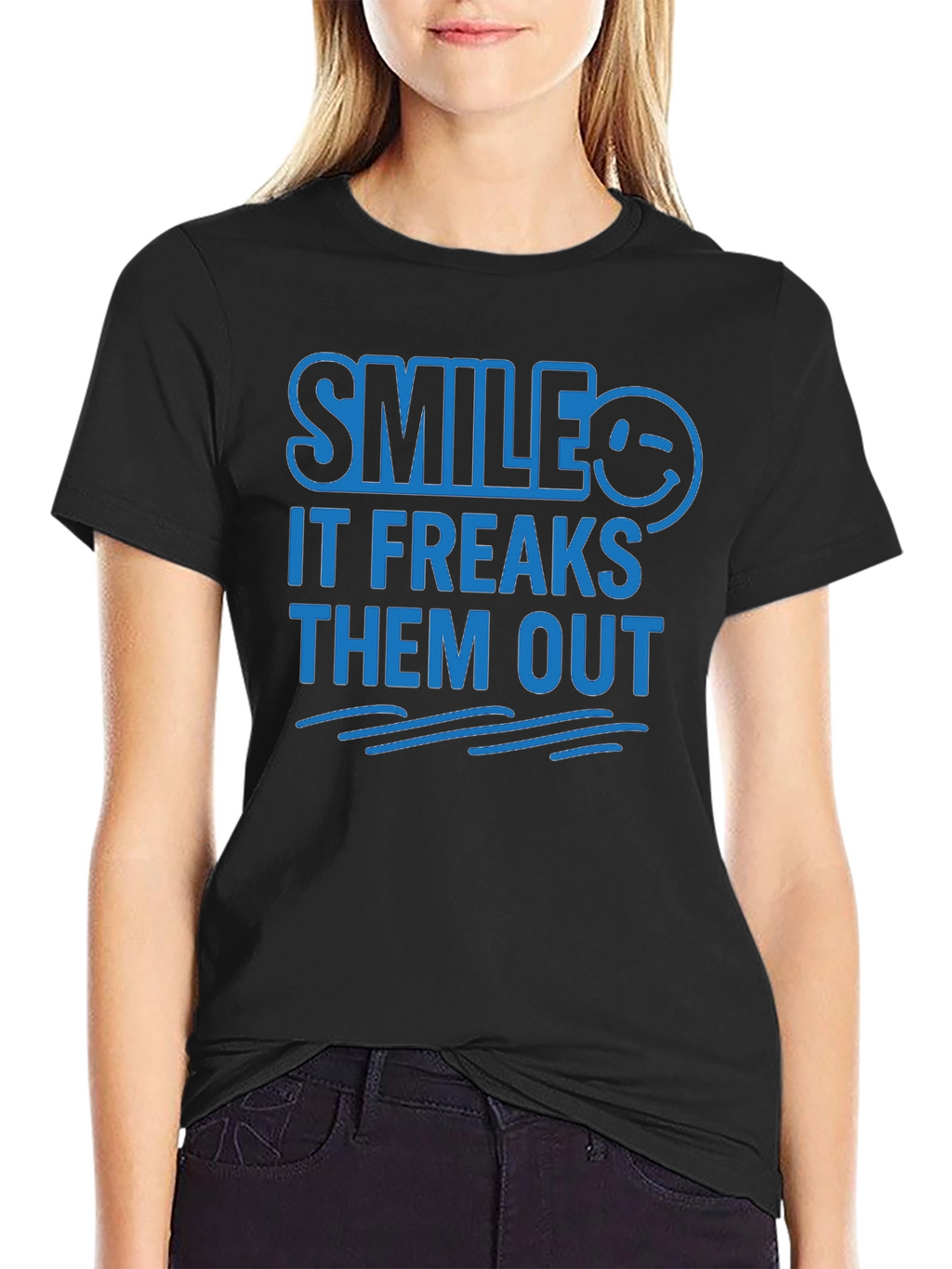 Smile It Freaks Them Out Graphic Tee
