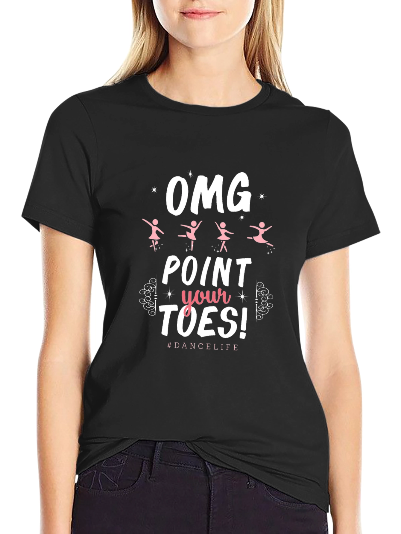 OMG Point Your Toes Dance T-Shirt