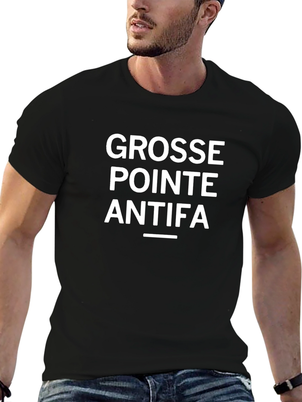 Grosse Pointe Antifa T-Shirt - Political Statement Tee