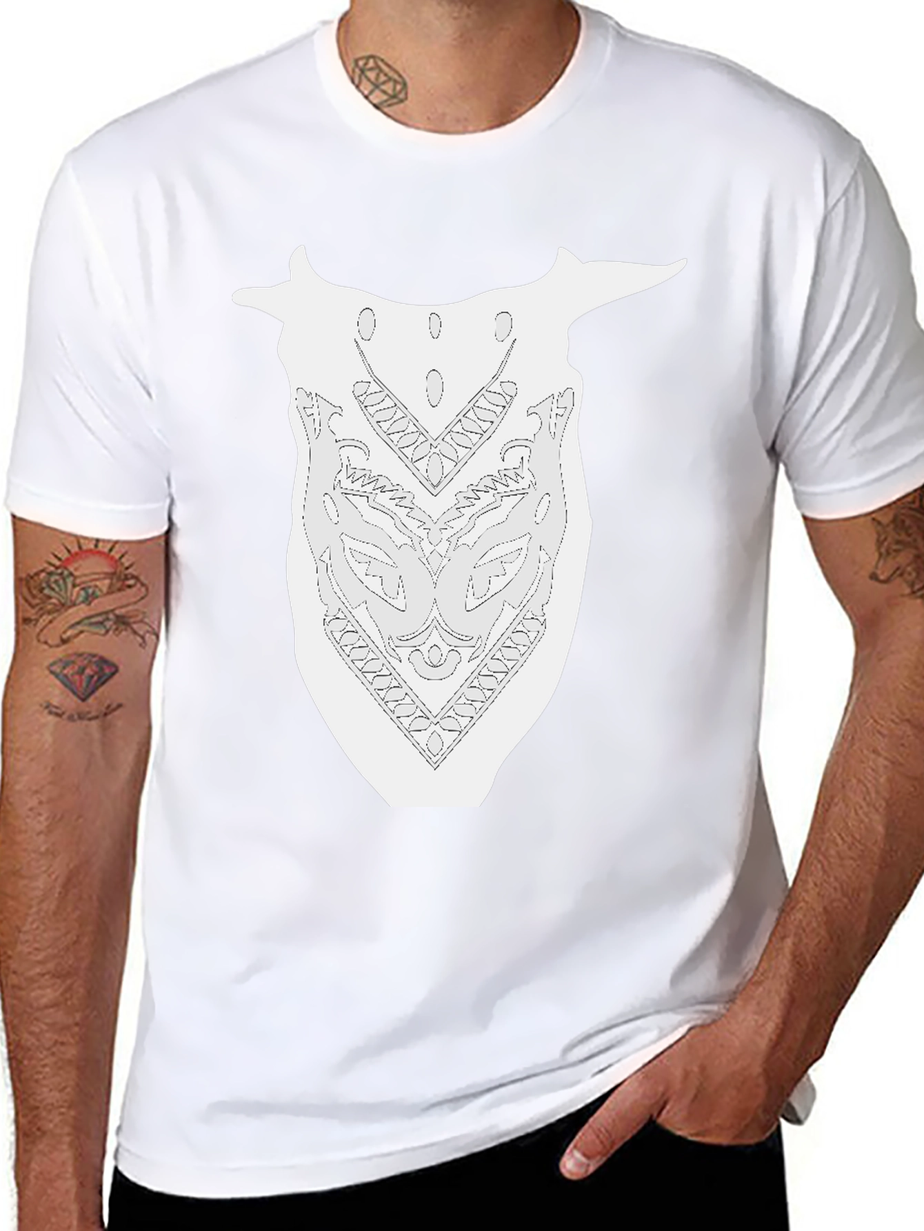 Graphic Bandana Mask T-Shirt