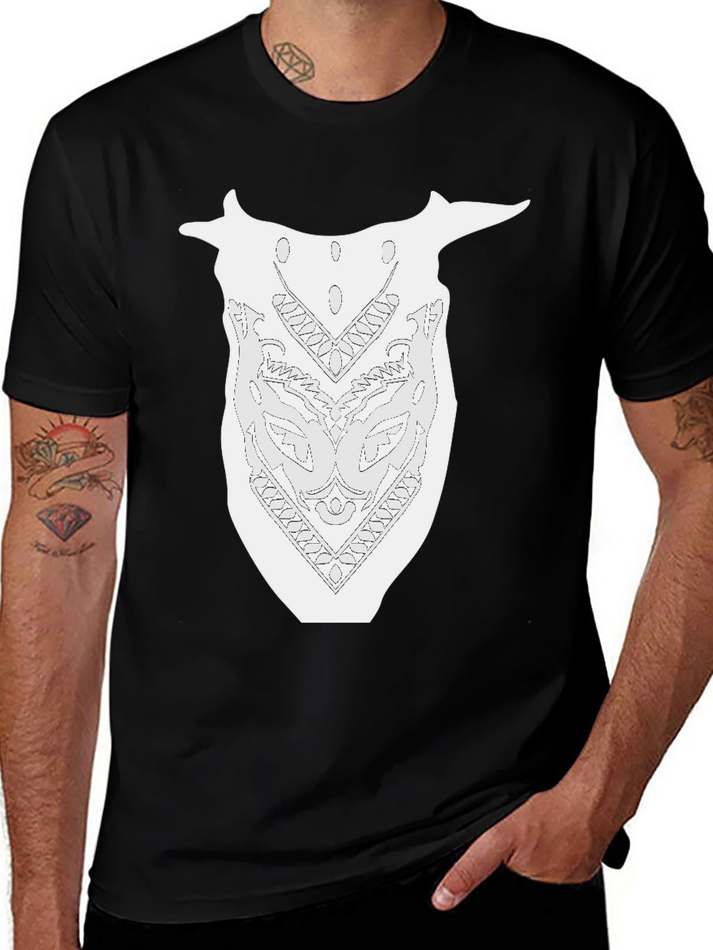 Graphic Bandana Mask T-Shirt