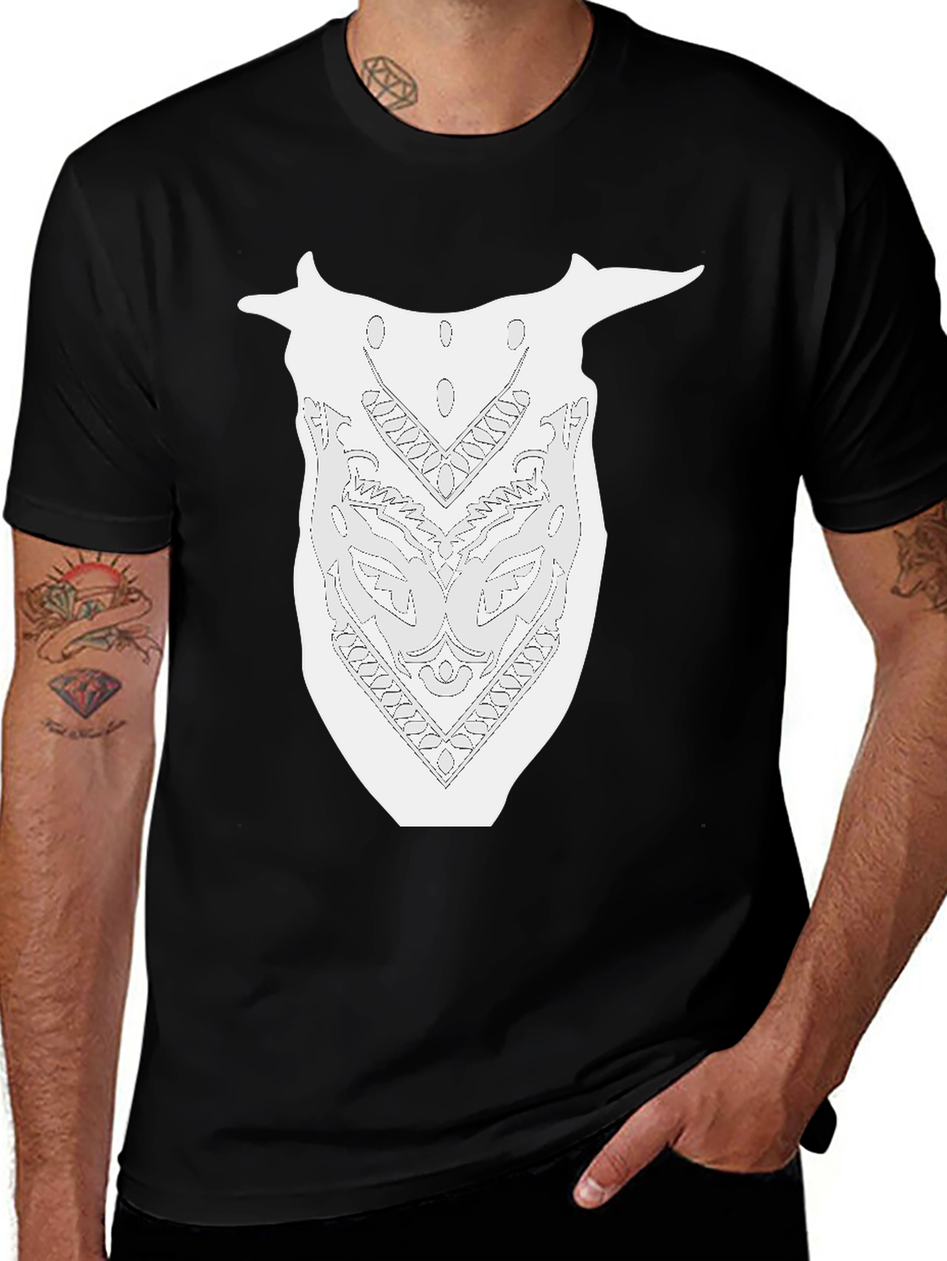 Graphic Bandana Mask T-Shirt