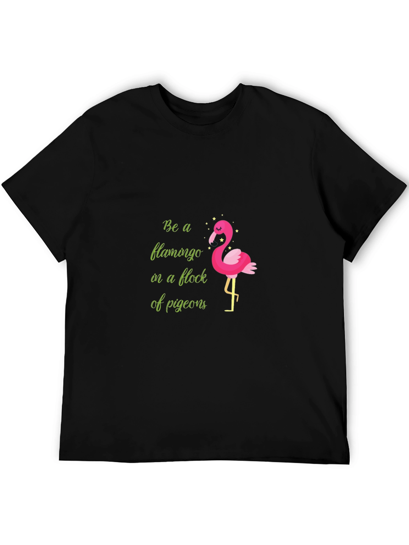 Be a Flamingo T-Shirt - Quirky Graphic Tee