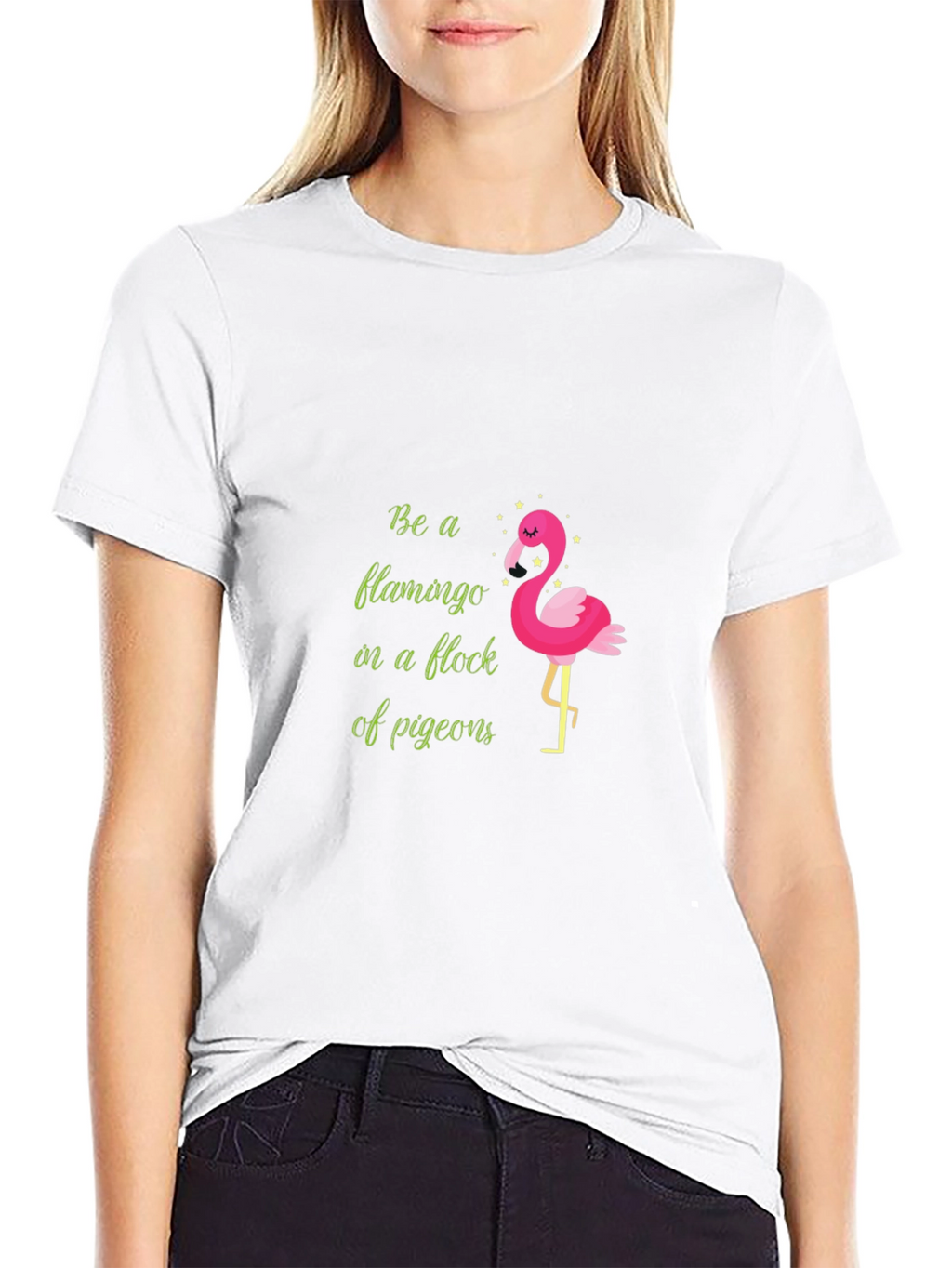 Be a Flamingo T-Shirt - Quirky Graphic Tee