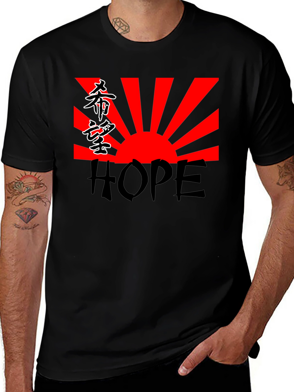 Rising Sun Hope Graphic T-Shirt