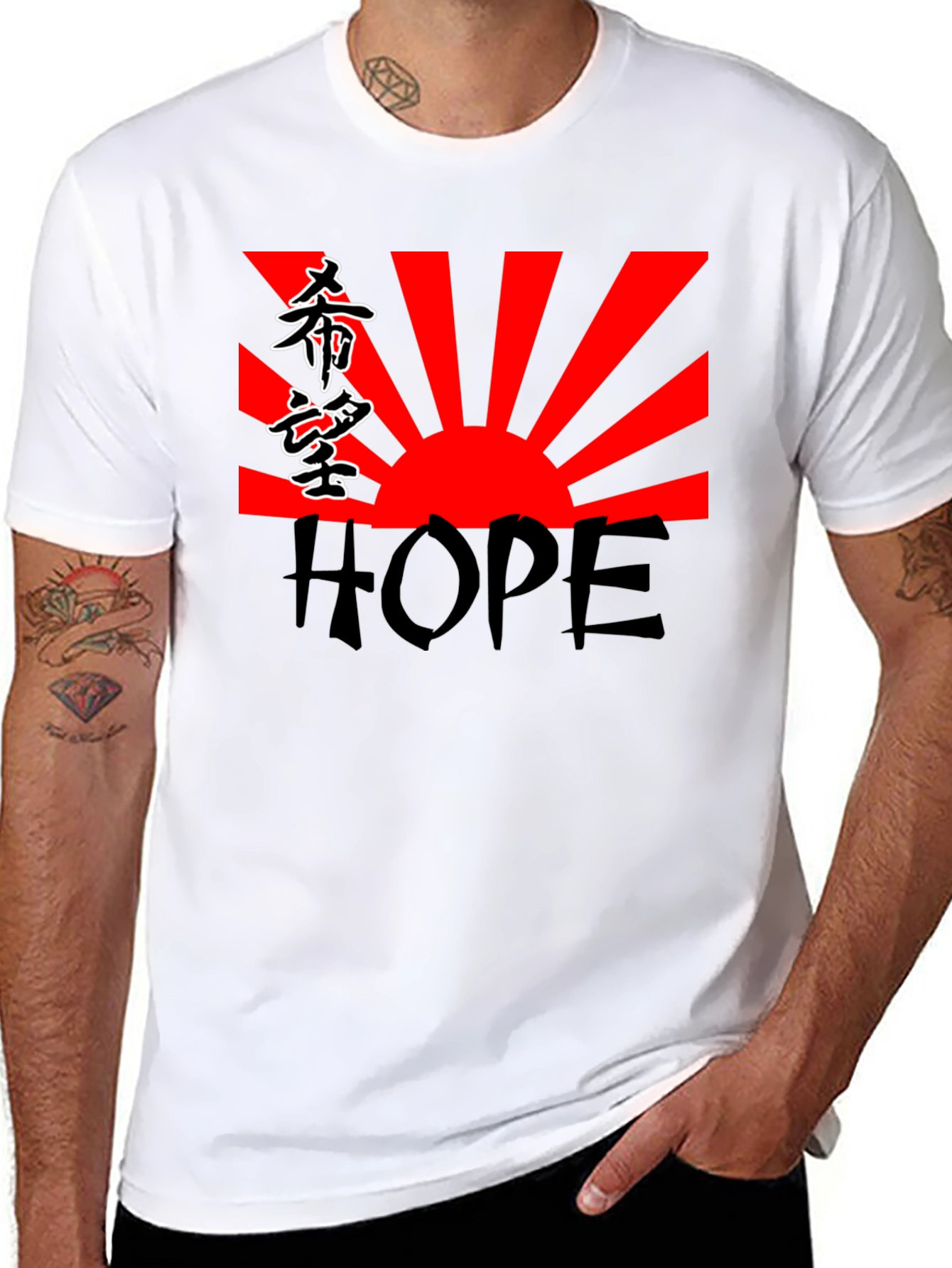 Rising Sun Hope Graphic T-Shirt