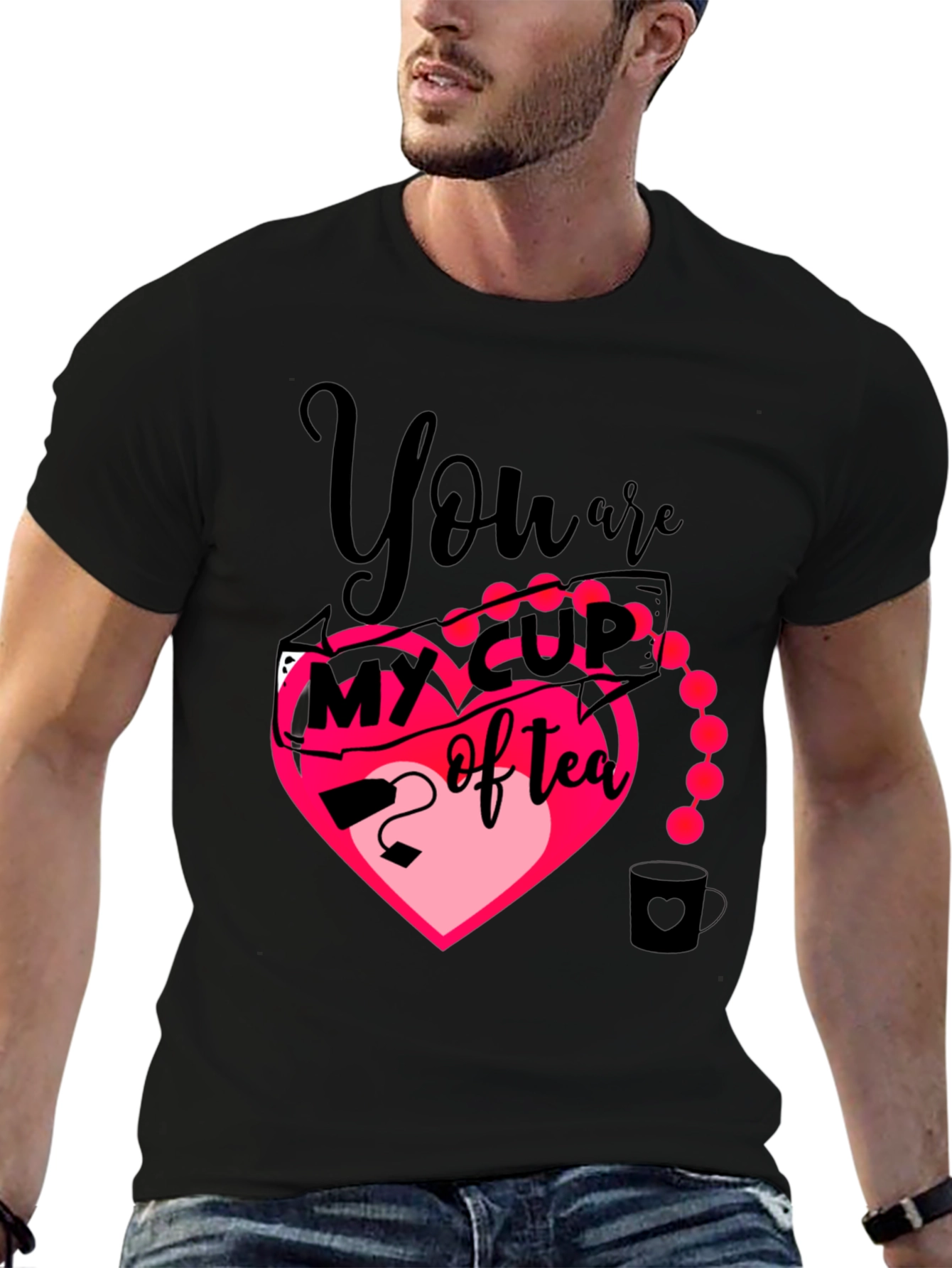 My Cup of Tea Heart Graphic T-Shirt