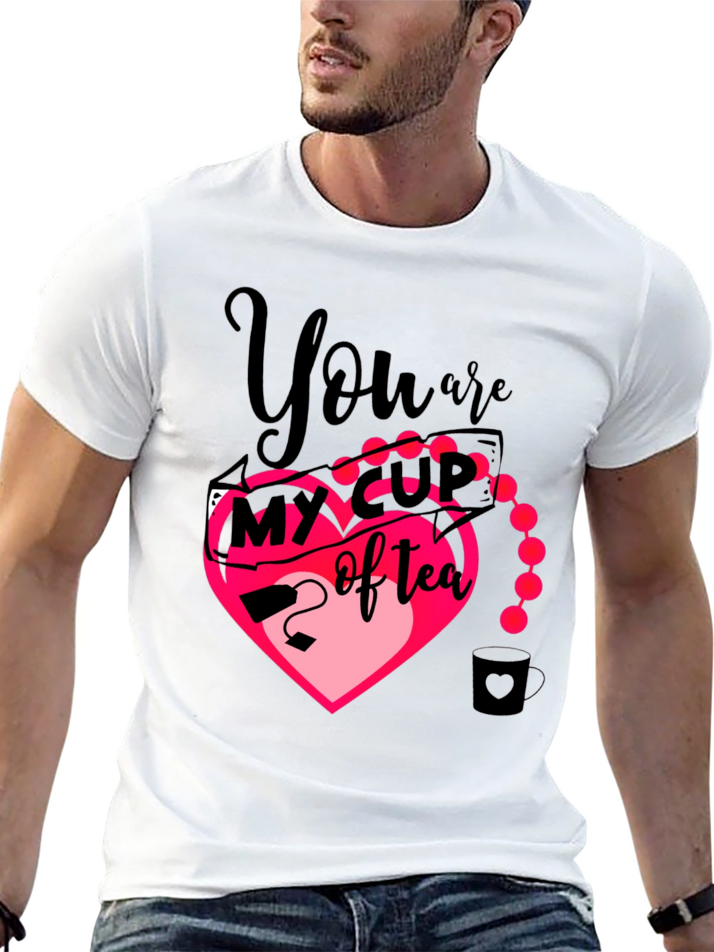 My Cup of Tea Heart Graphic T-Shirt