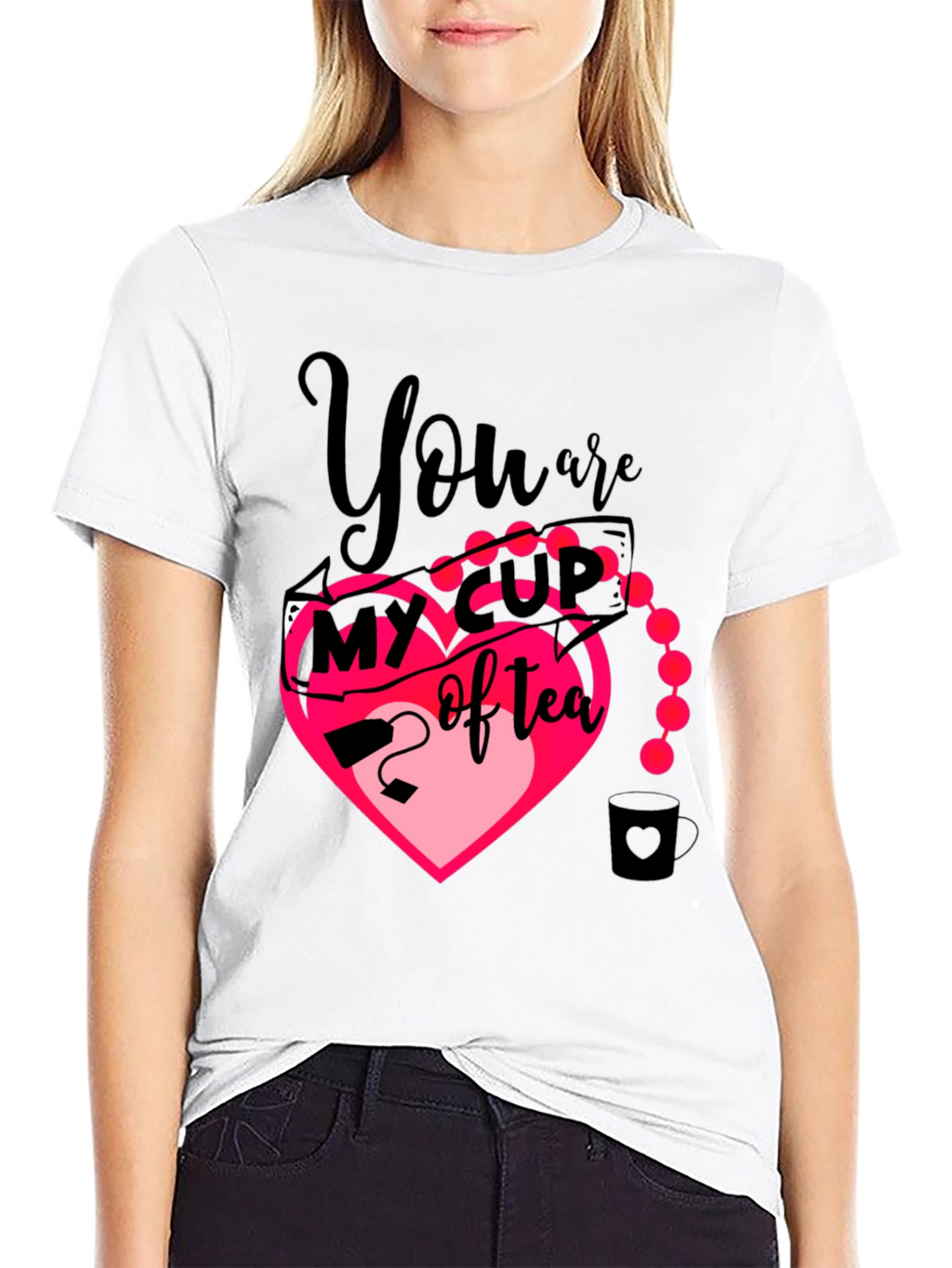 My Cup of Tea Heart Graphic T-Shirt