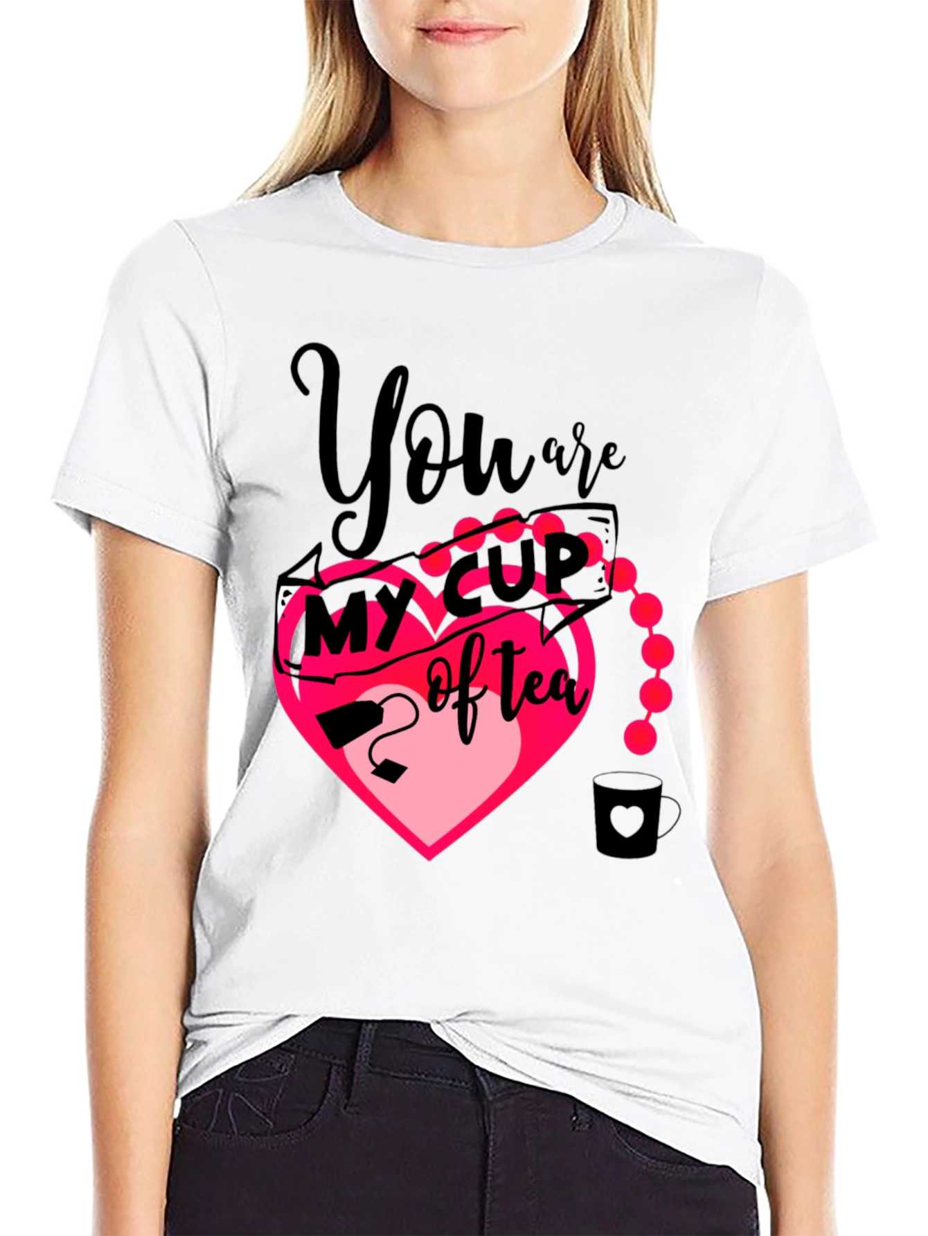 My Cup of Tea Heart Graphic T-Shirt