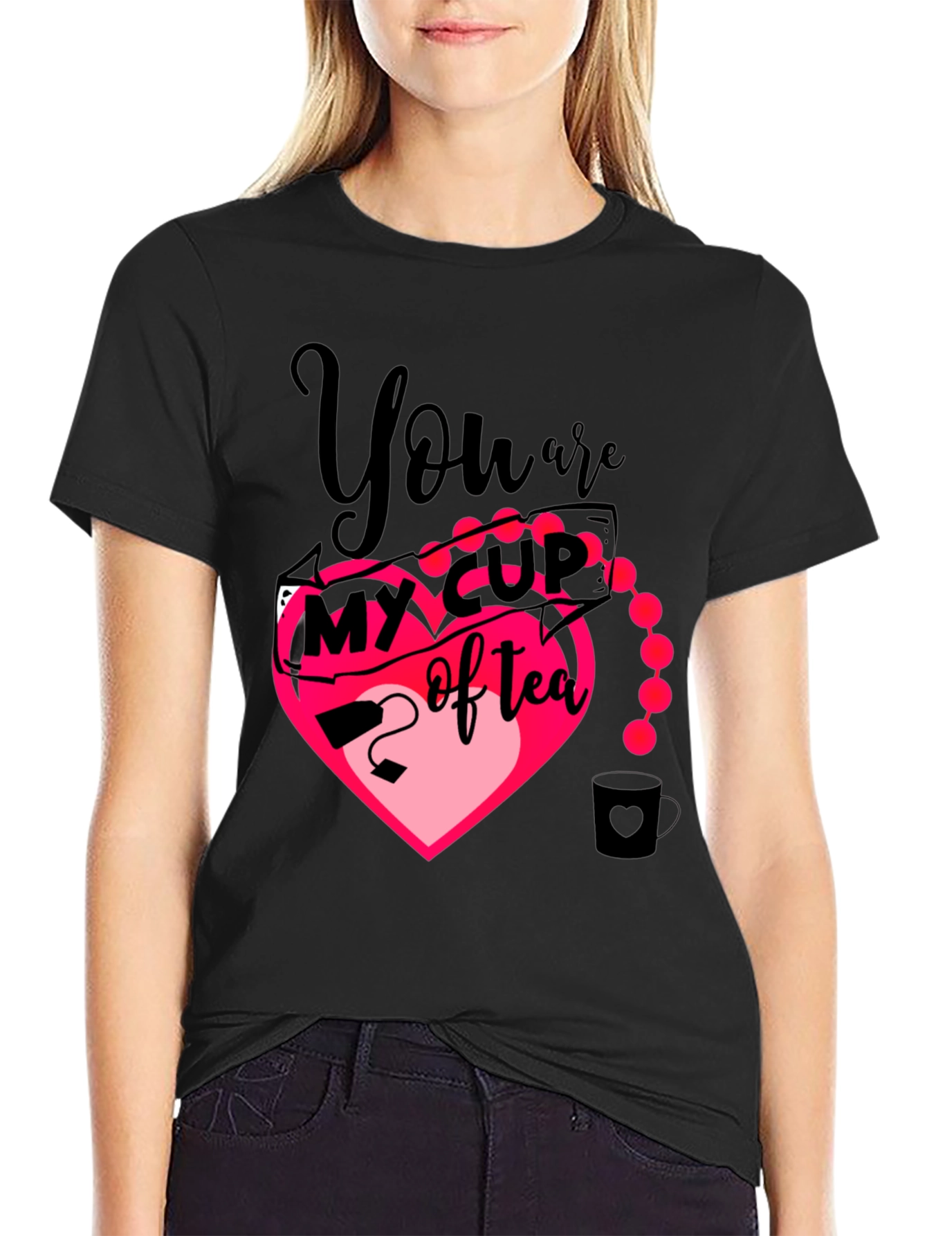 My Cup of Tea Heart Graphic T-Shirt